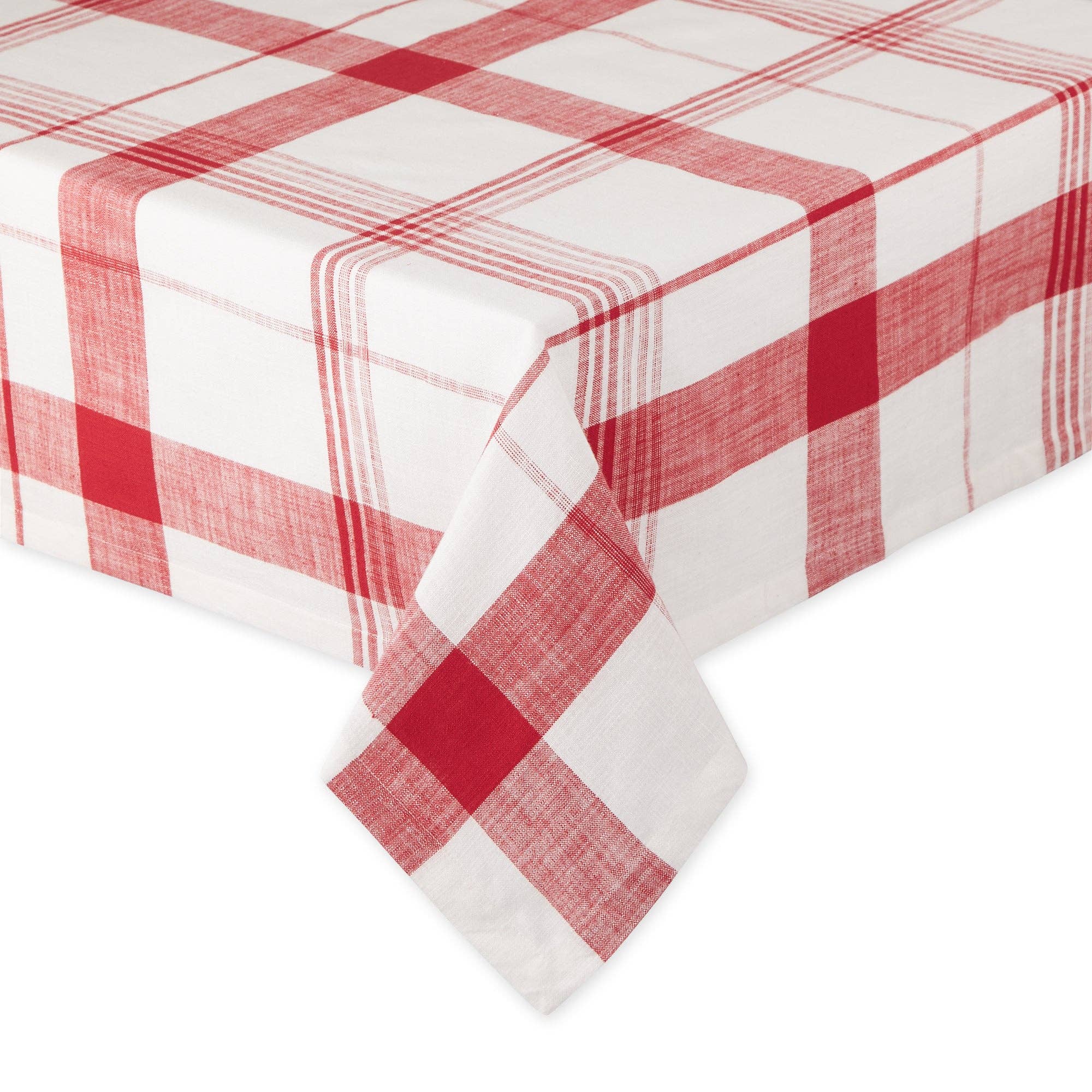 Twas The Night Before Plaid Tablecloth - 52 X 52