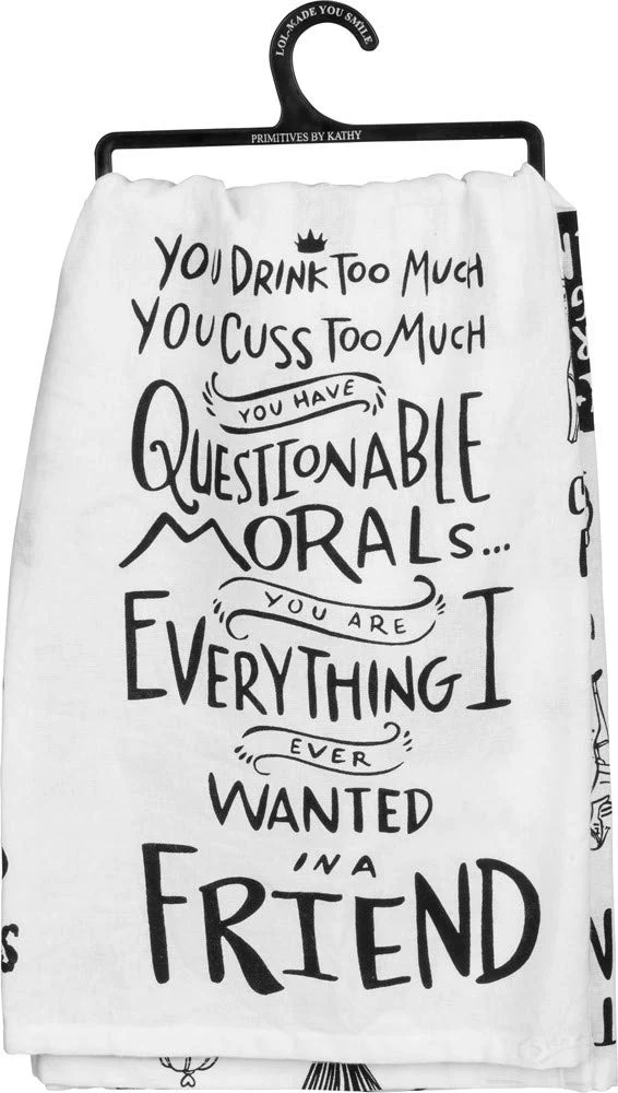 LOL Made You Smile' Dish Towel