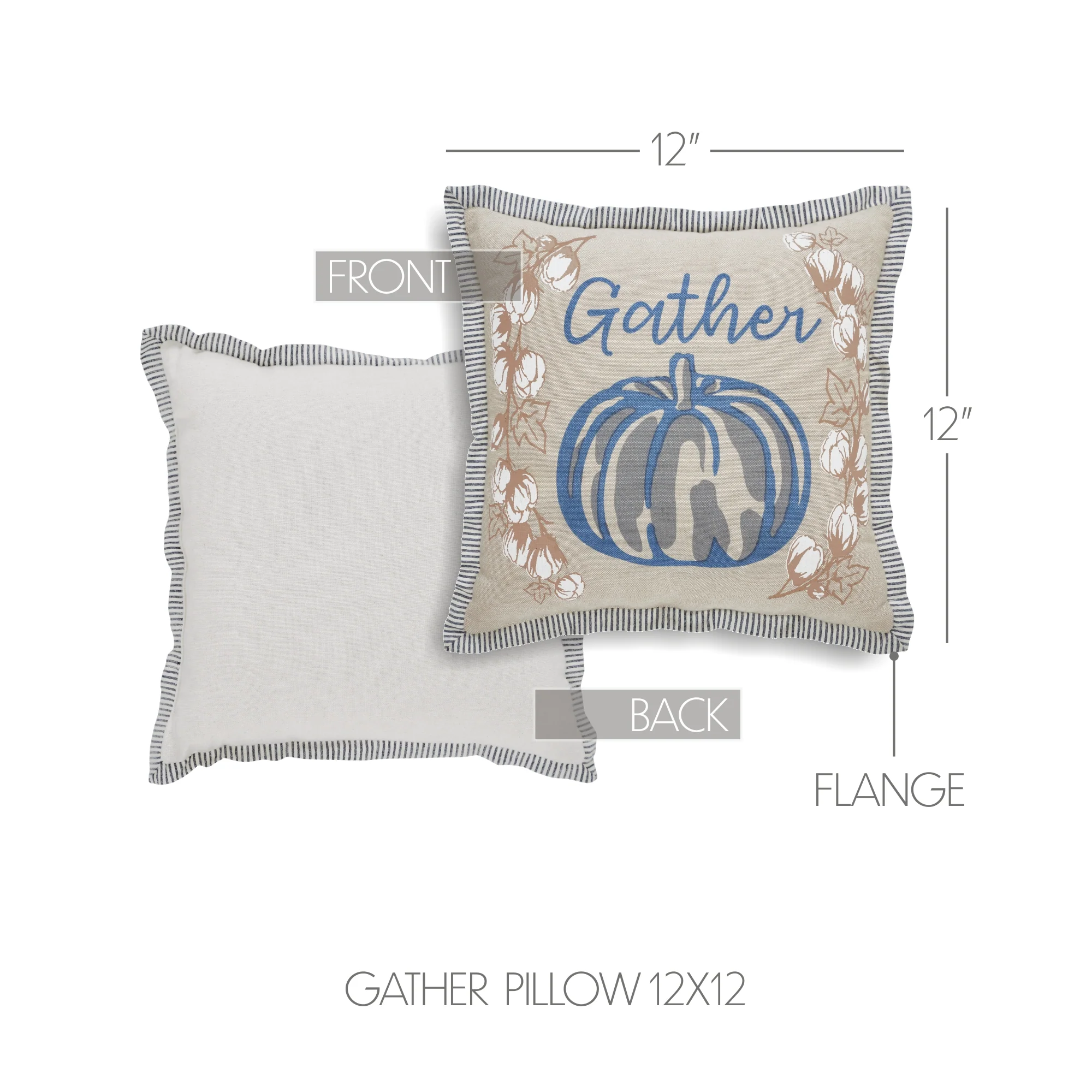 Ashmont Gather Pillow 12x12