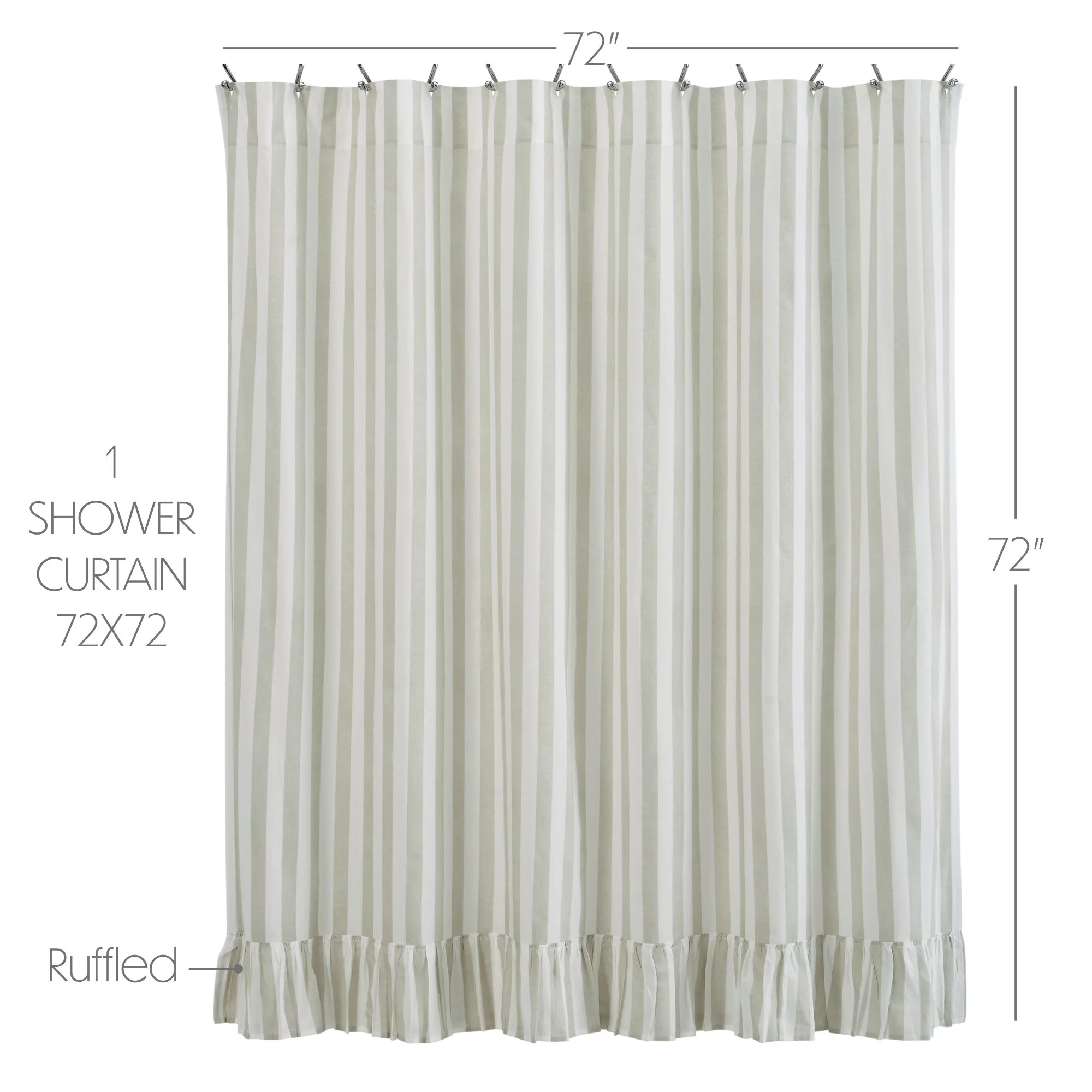 Finders Keepers Shower Curtain 72x72
