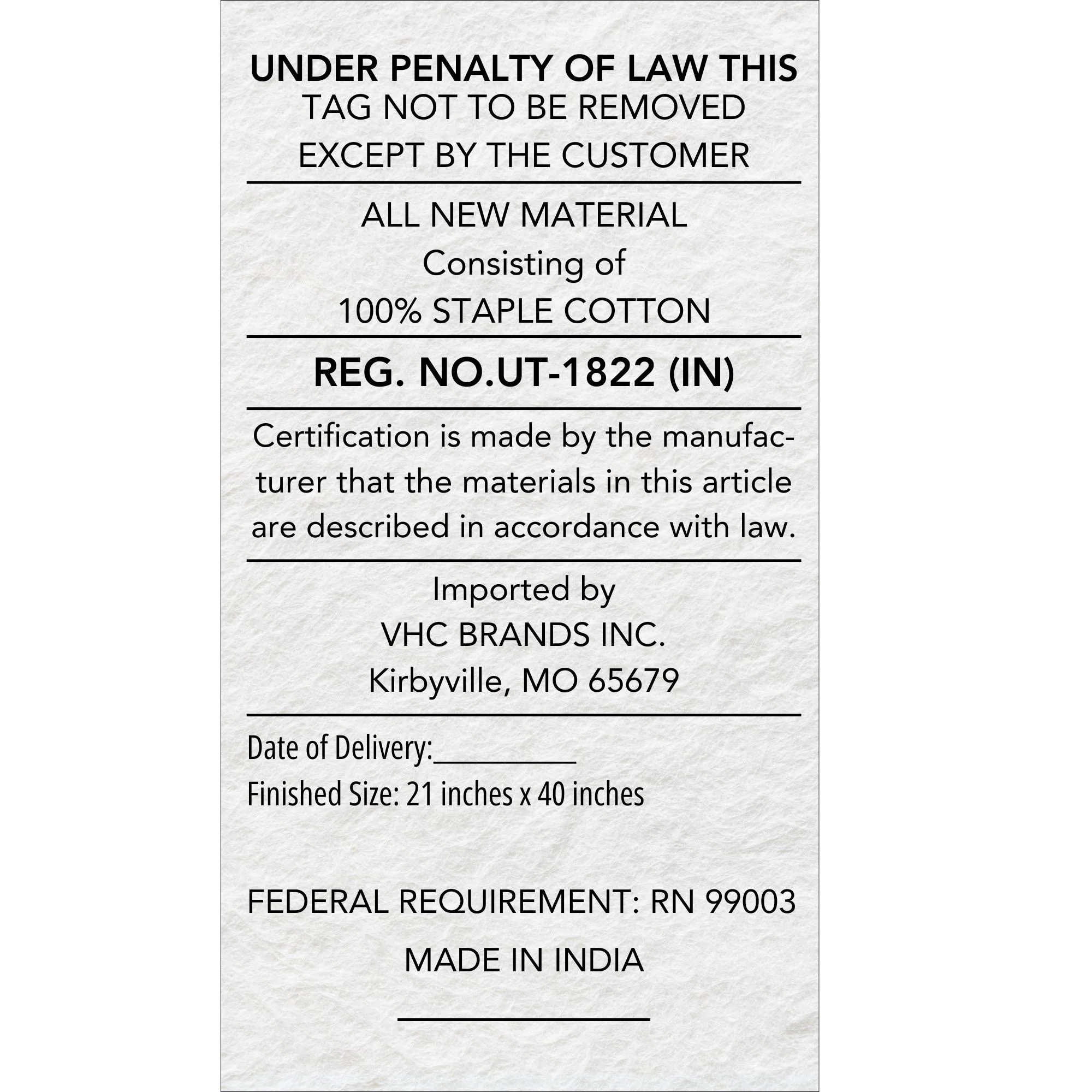 Bingham Star King Pillow Case Set of 2 21x40