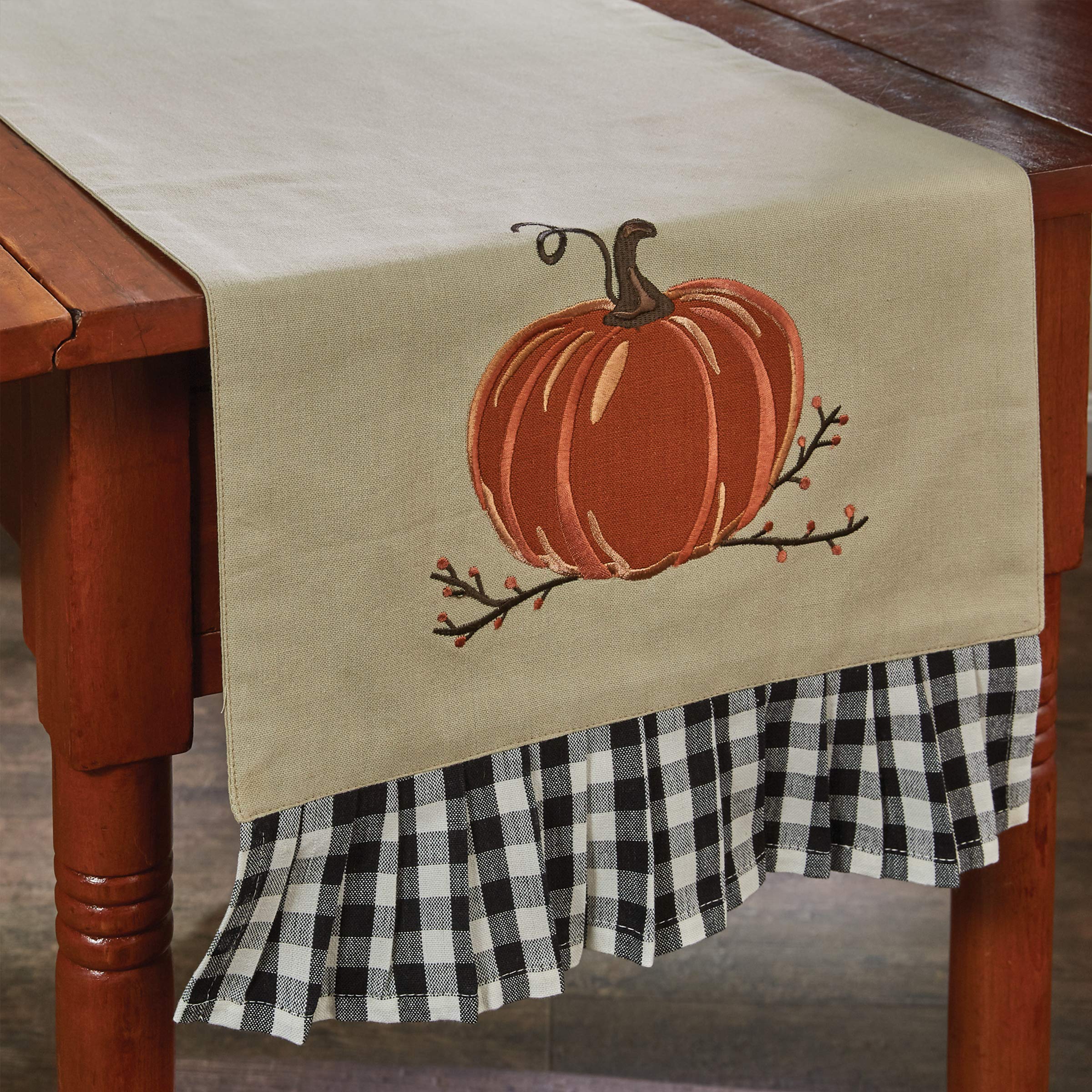 Autumn Checkerboard Table Runner 14