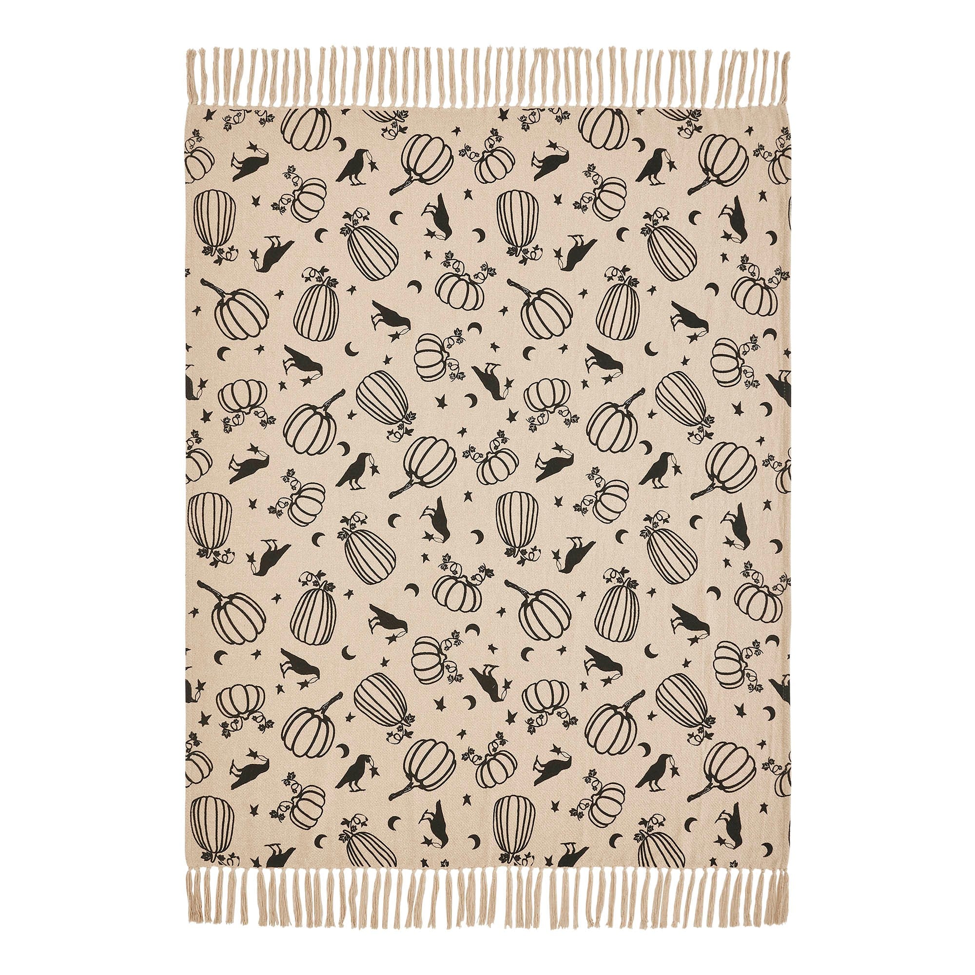 Raven Harvest Woven Throw 50x60