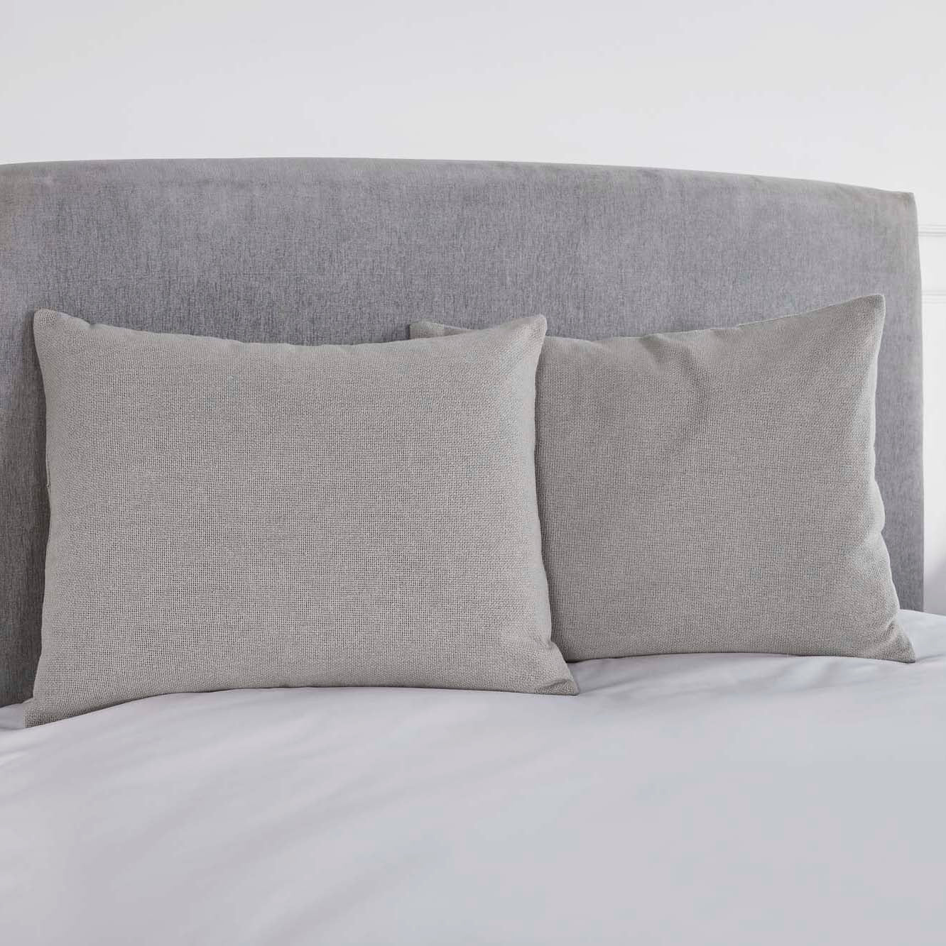 Burlap Dove Grey Standard Sham 21x27