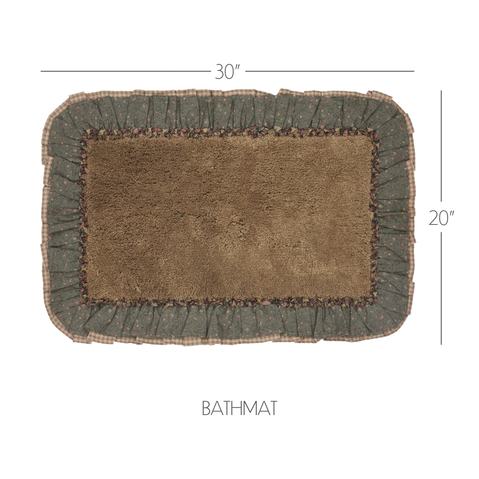 Crosswoods Bathmat 20x30
