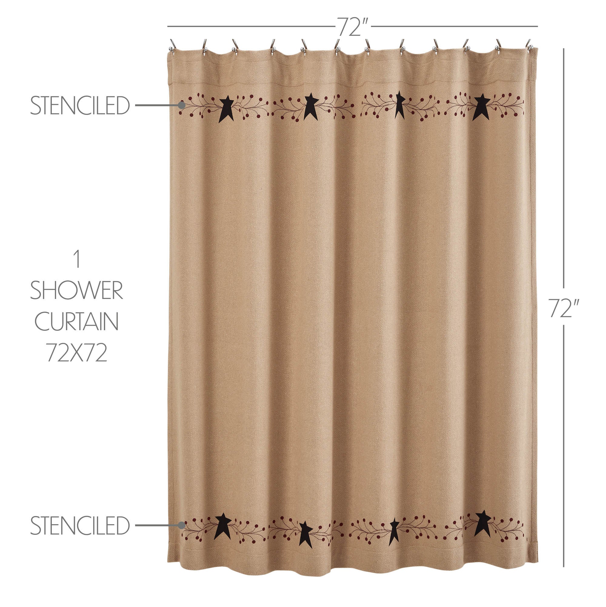 Pip Vinestar Shower Curtain 72x72