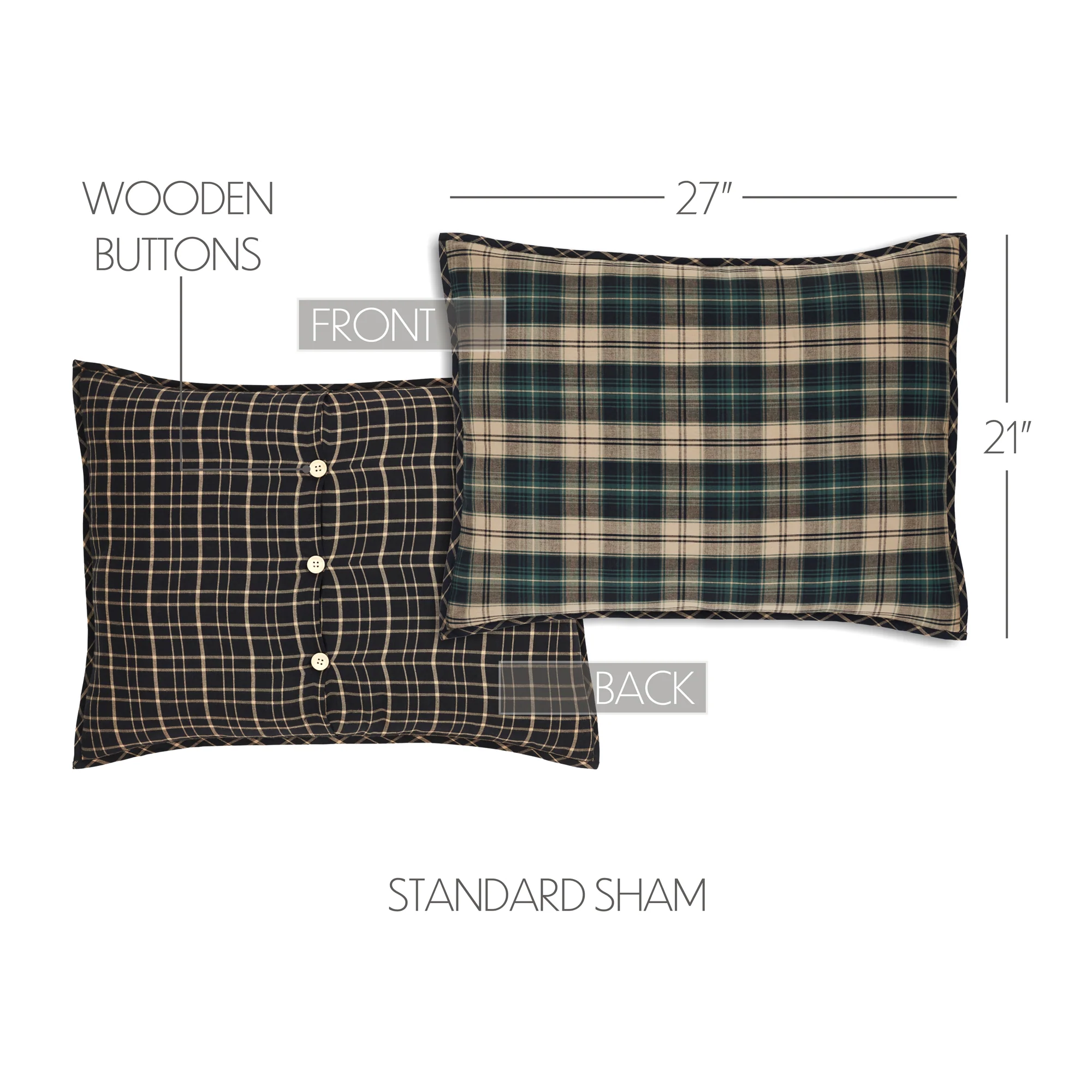 Pine Grove Standard Sham 21x27