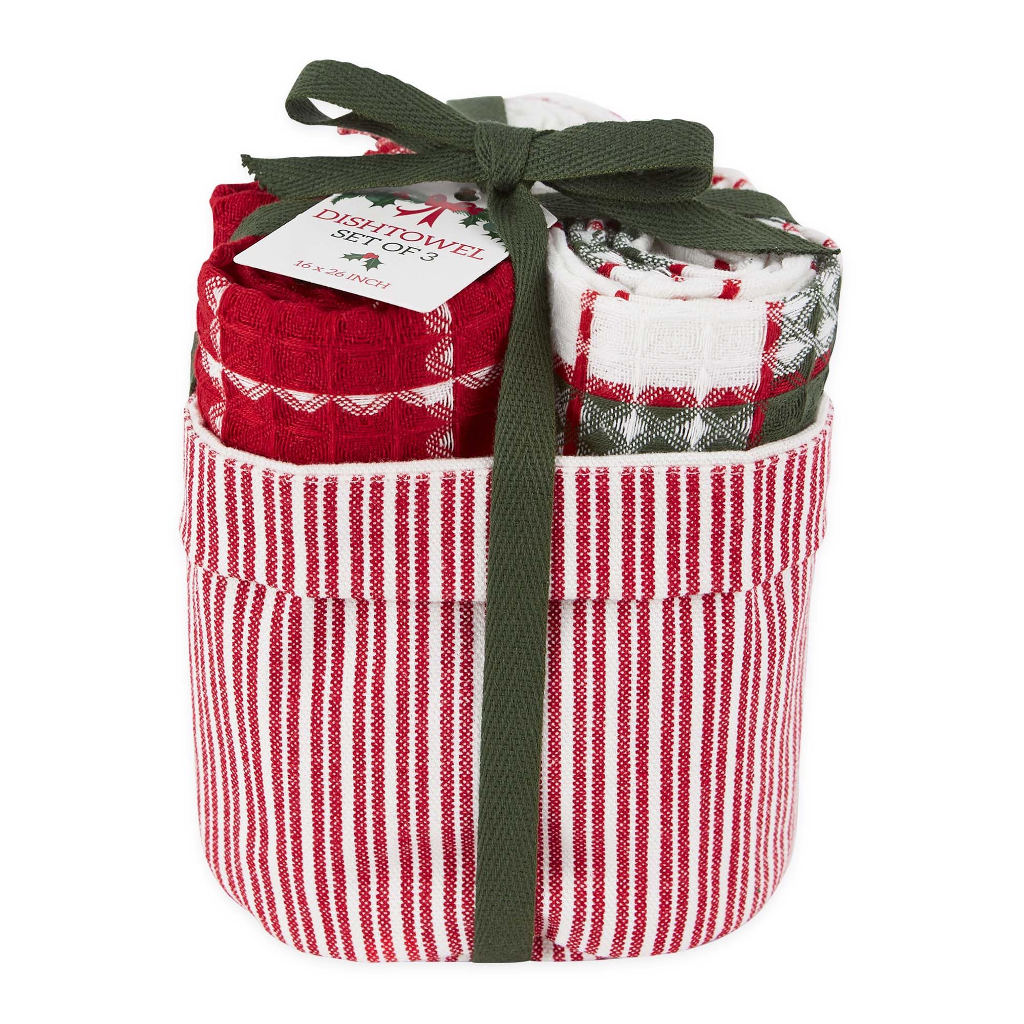 Deck The Halls Dish Towel Gift Set