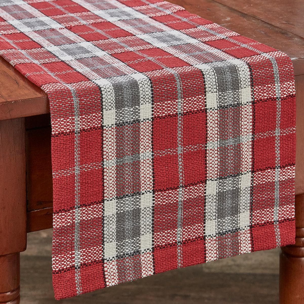 Sketchbook Snowman Plaid Table Runner - 54