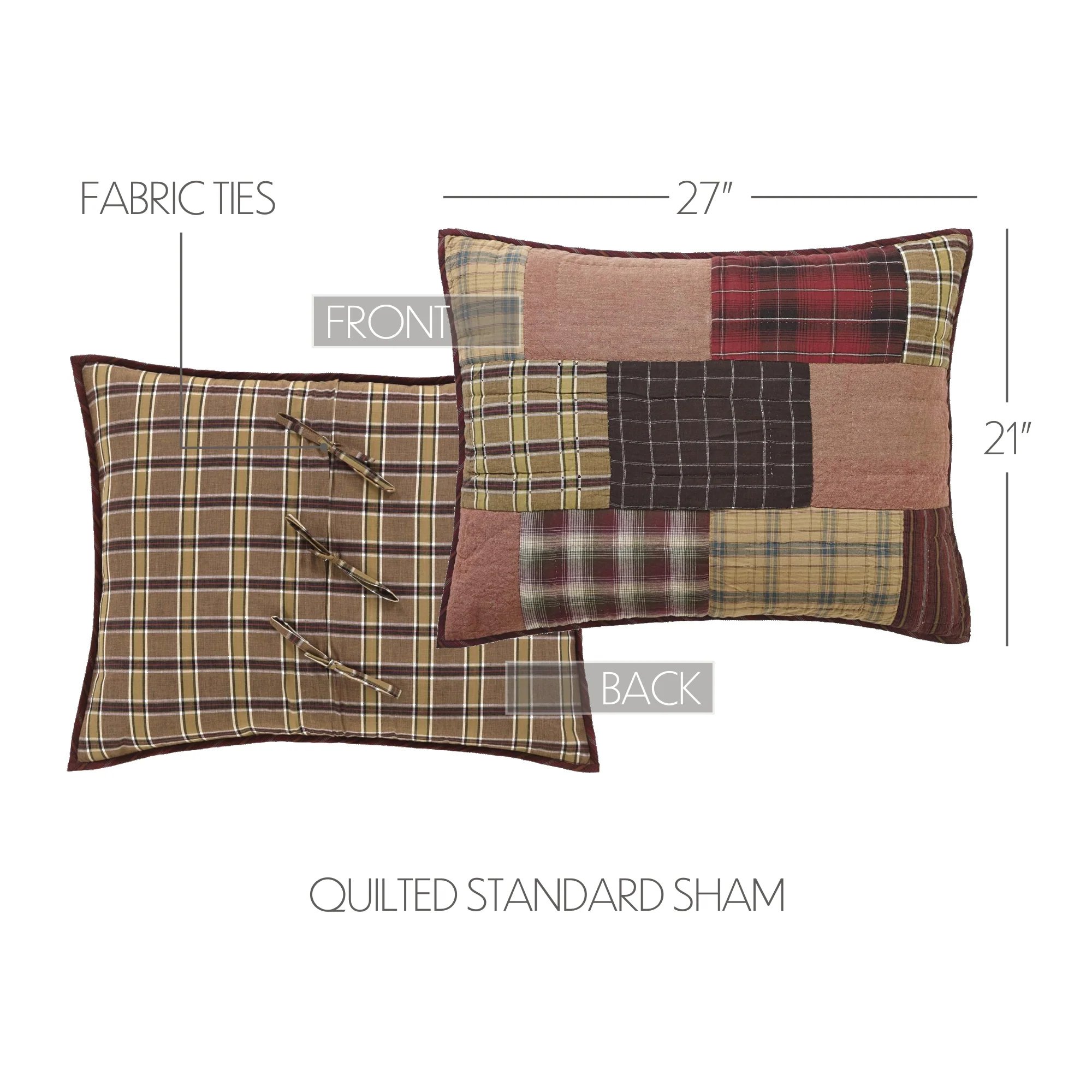 Wyatt Standard Sham 21x27