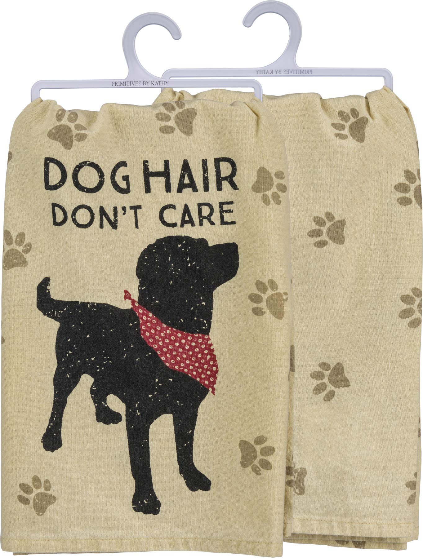 Cotton Dish Towel - Dog Design, Kitchen/Bathroom Decor, 28