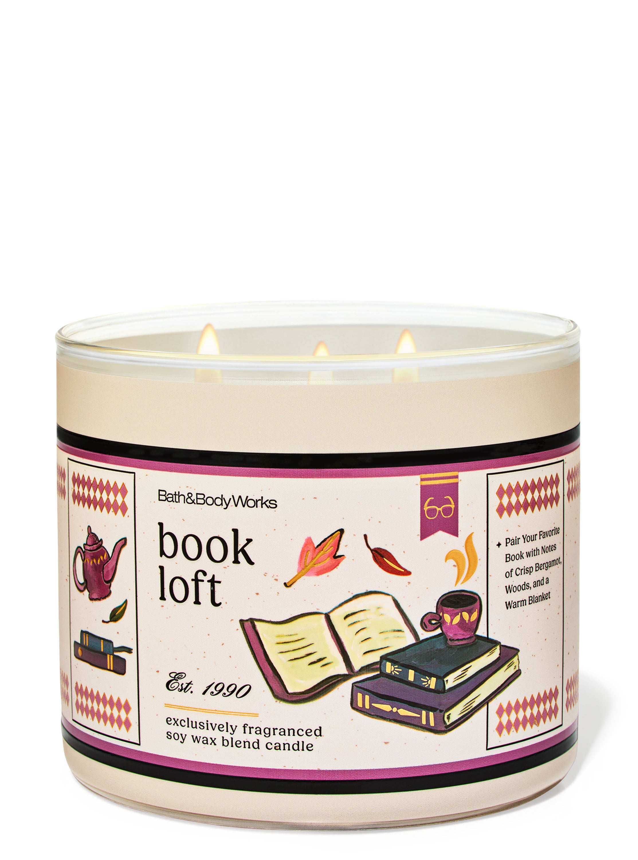 Book Loft 3-Wick Candle