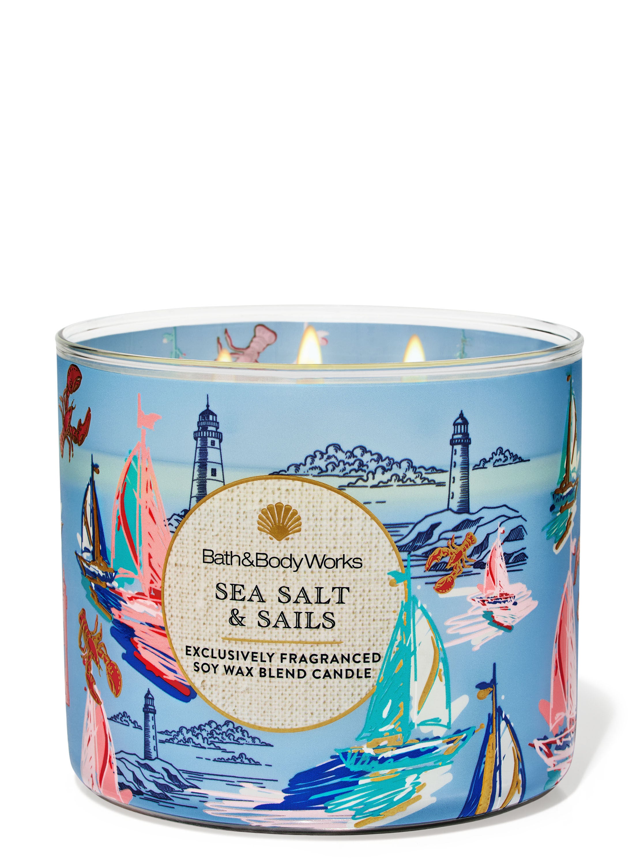 Sea Salt & Sails 3-Wick Candle