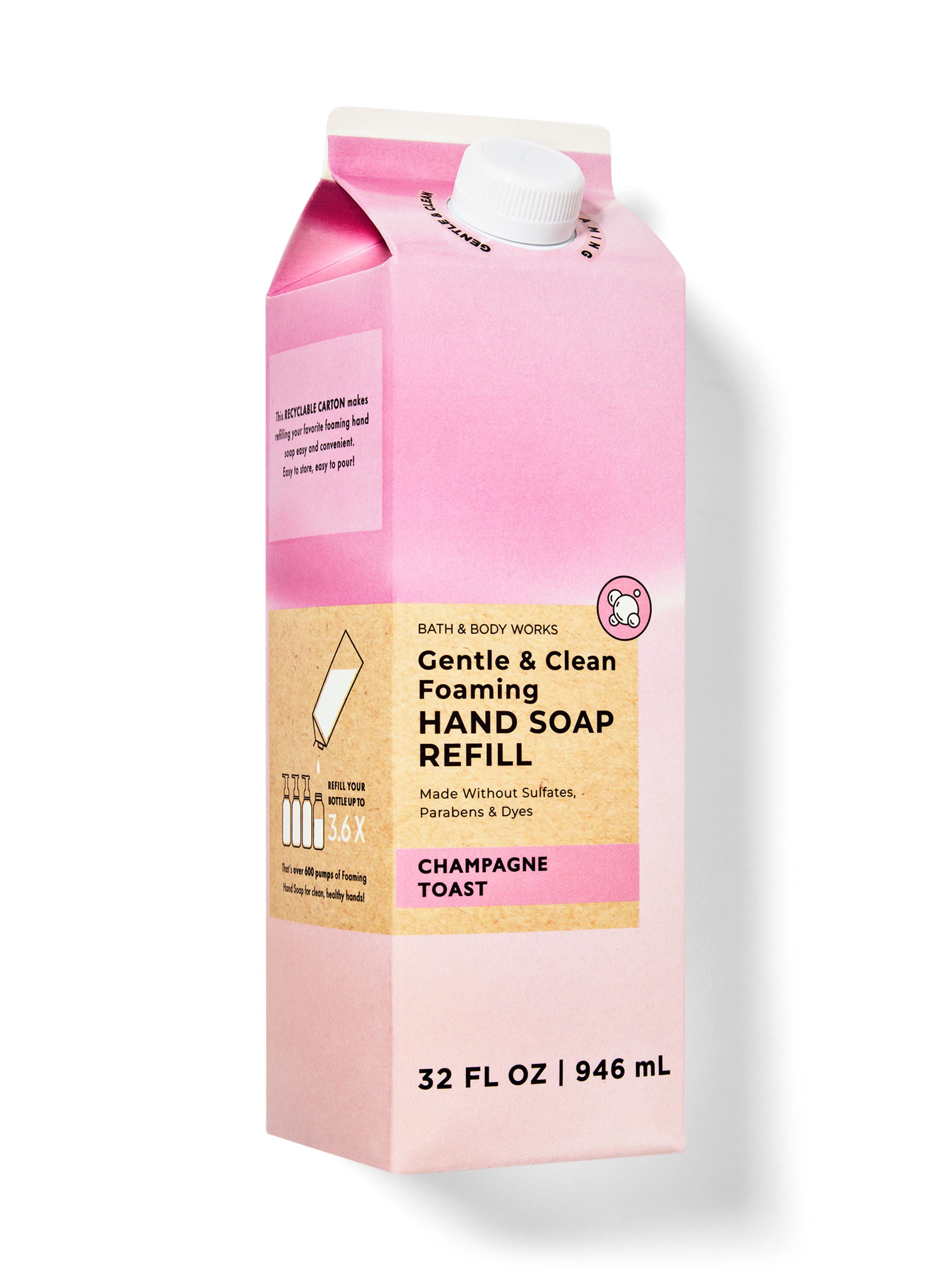 Champagne Toast Gentle & Clean Foaming Refill