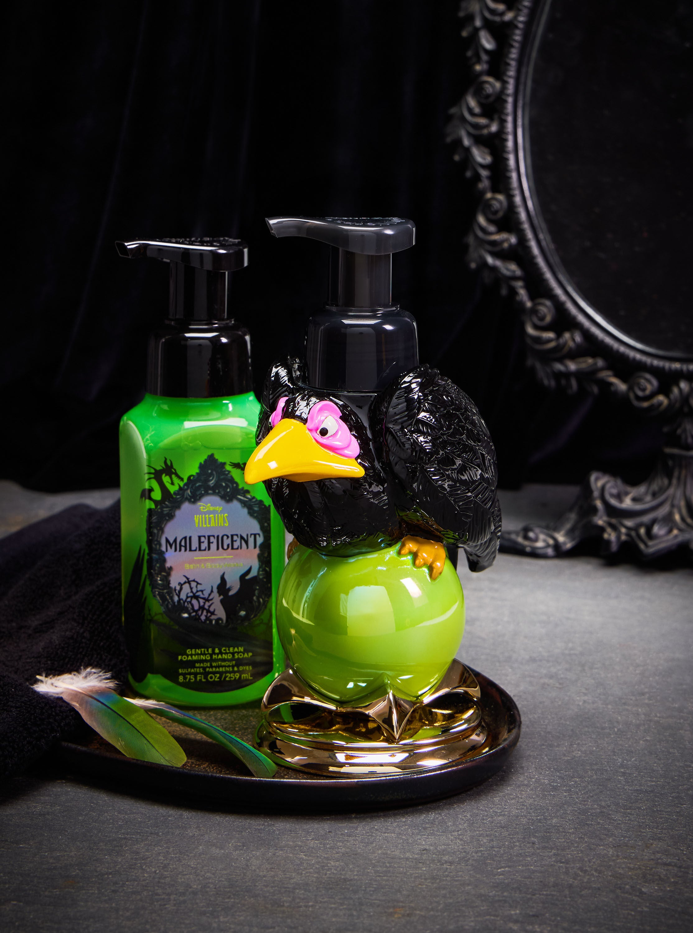 Maleficent Raven Gentle & Clean Foaming Hand Soap Dispenser