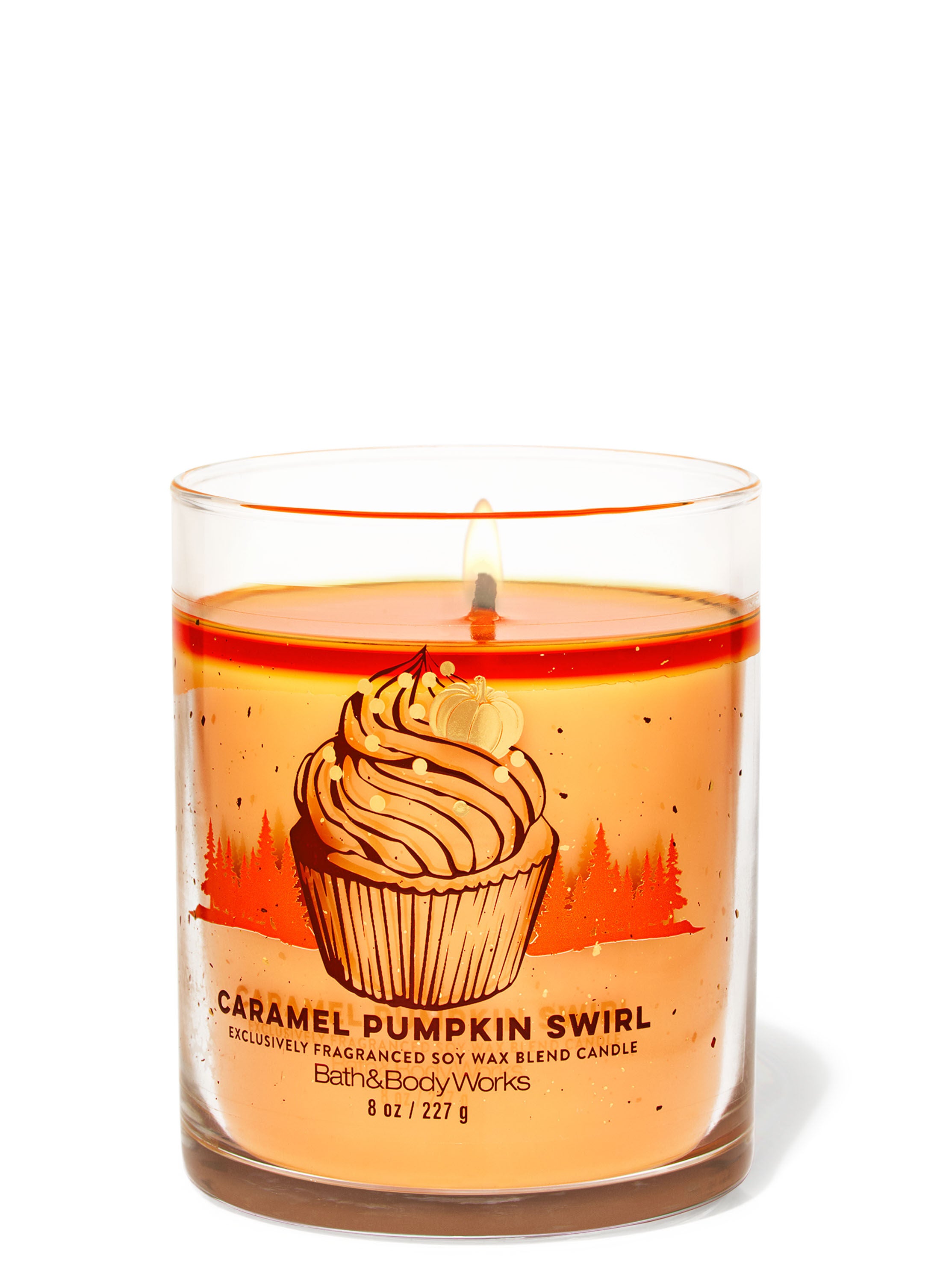 Caramel Pumpkin Swirl Single Wick Candle