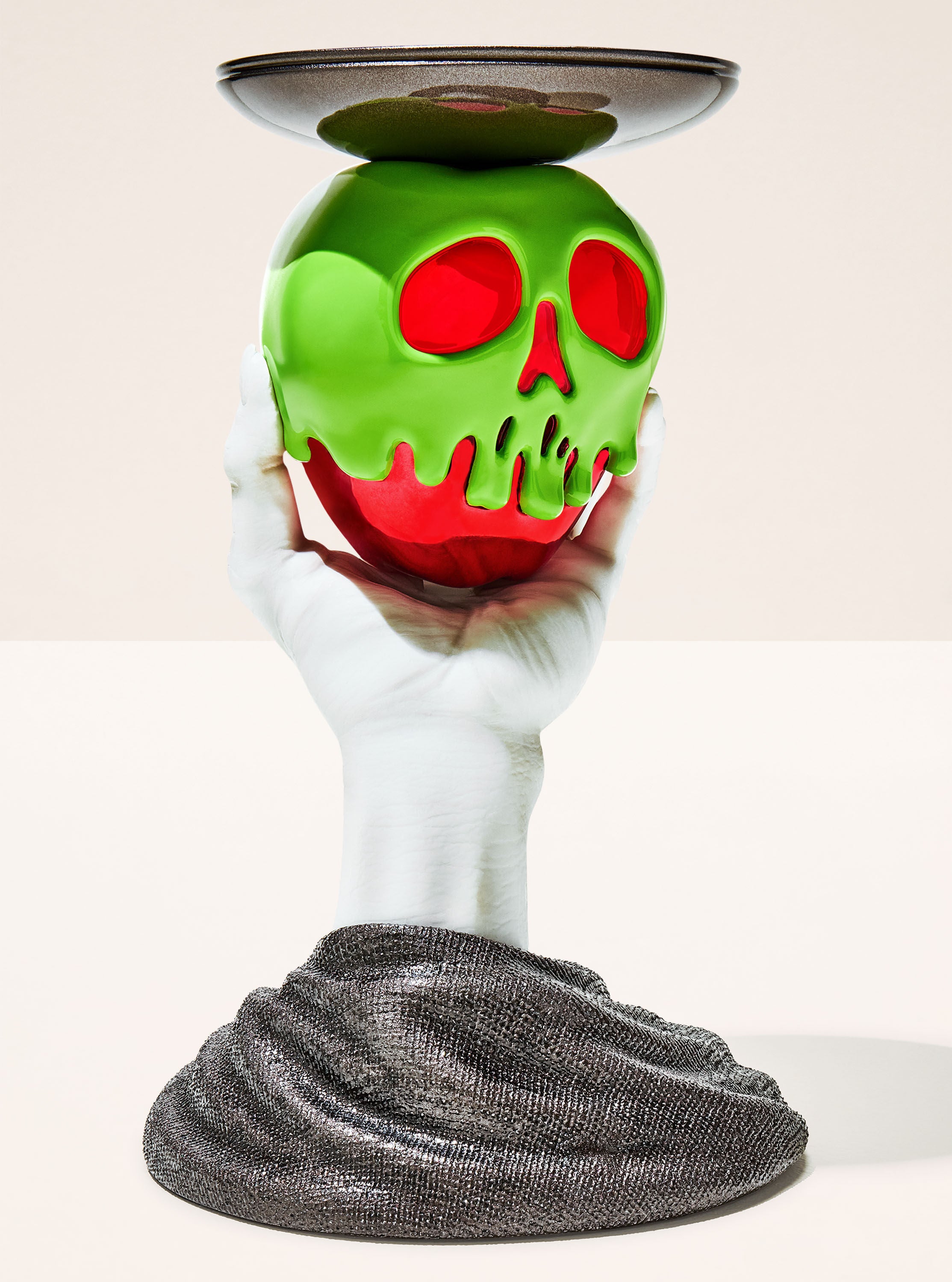 Evil Queen Poison Apple Glow-in-the-Dark 3-Wick Candle Holder