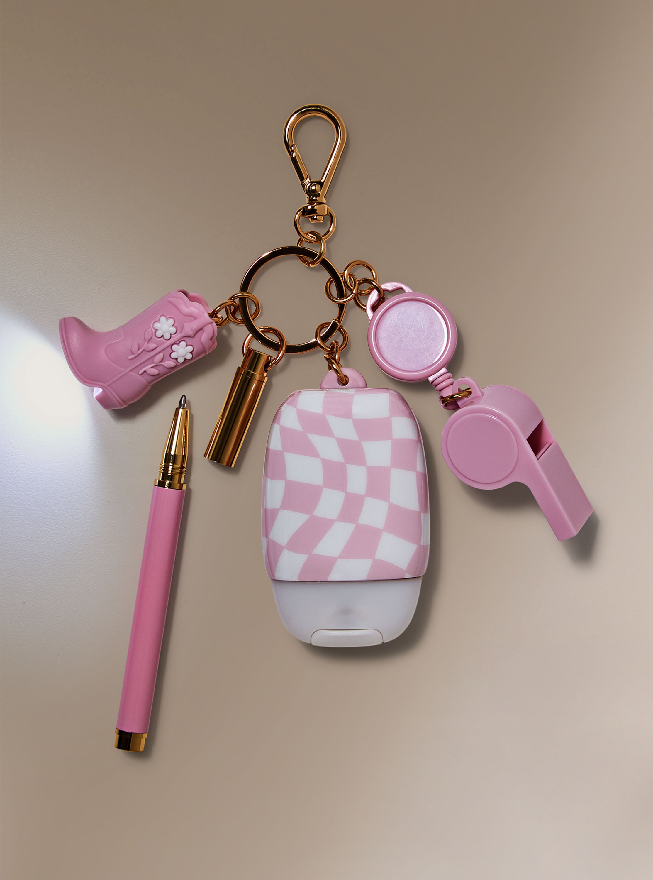 Light-up Cowgirl Boot Multi Use Keychain PocketBac Holder