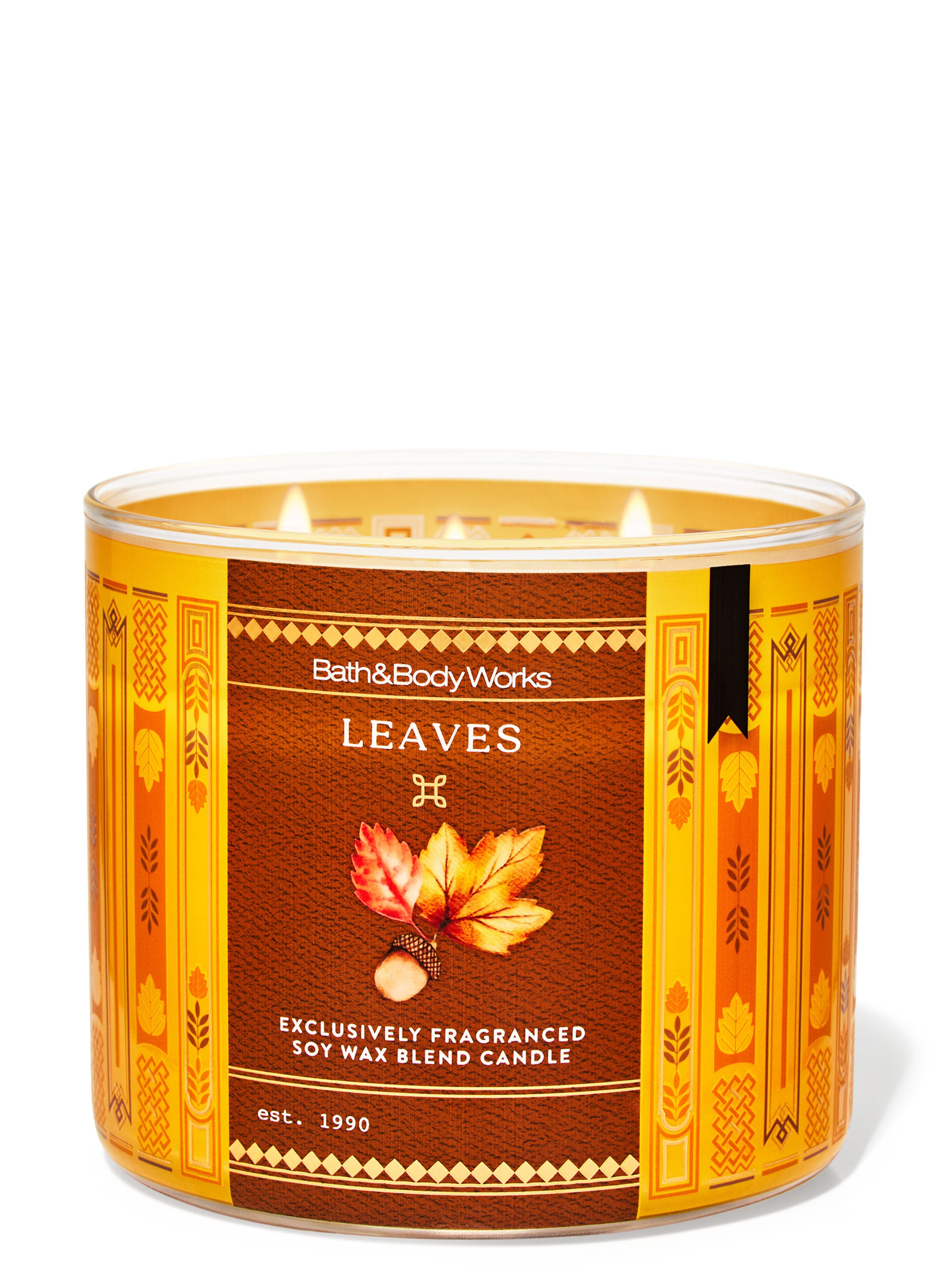 Leaves 3-Wick Candle