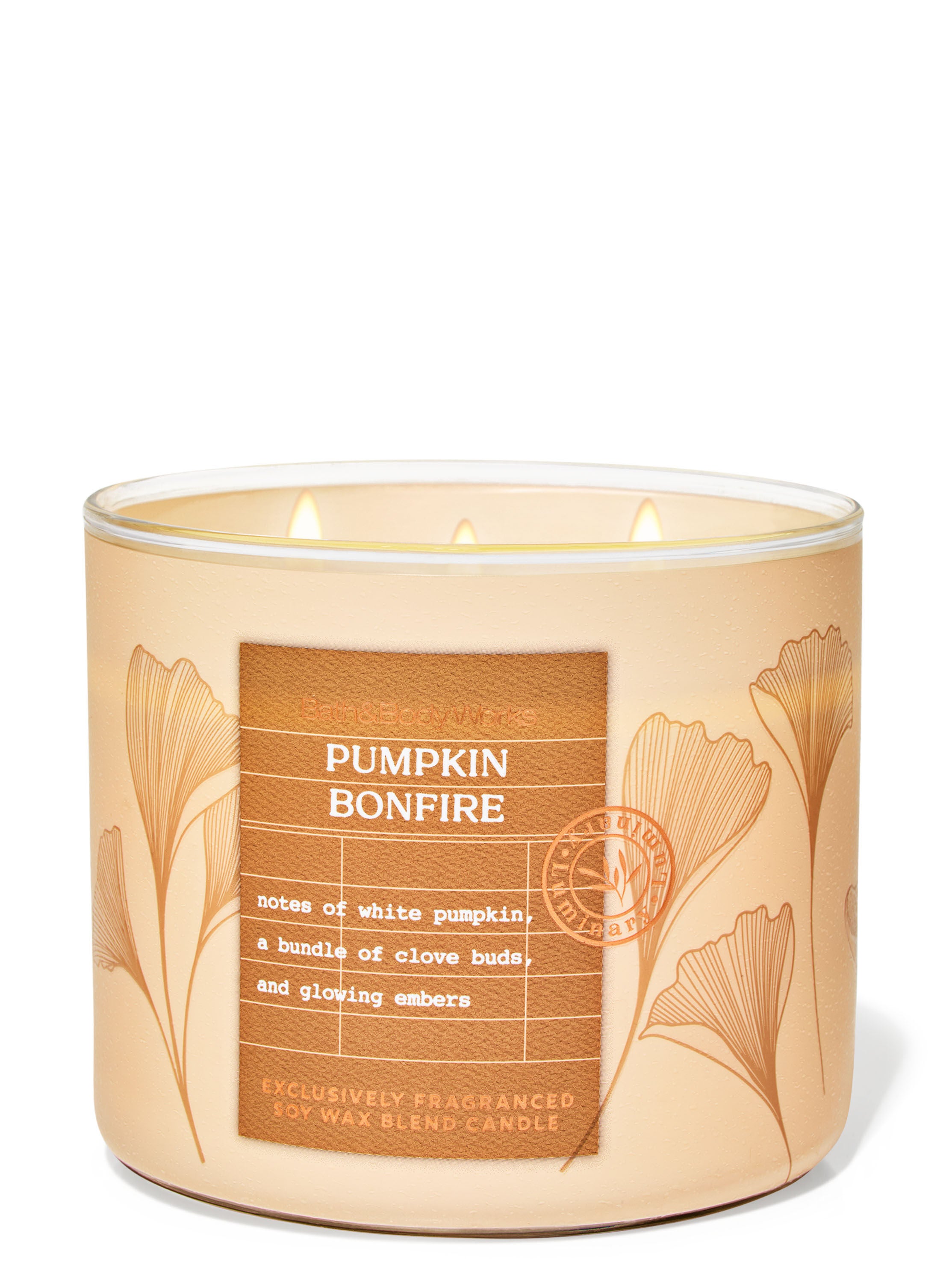 Pumpkin Bonfire 3-Wick Candle