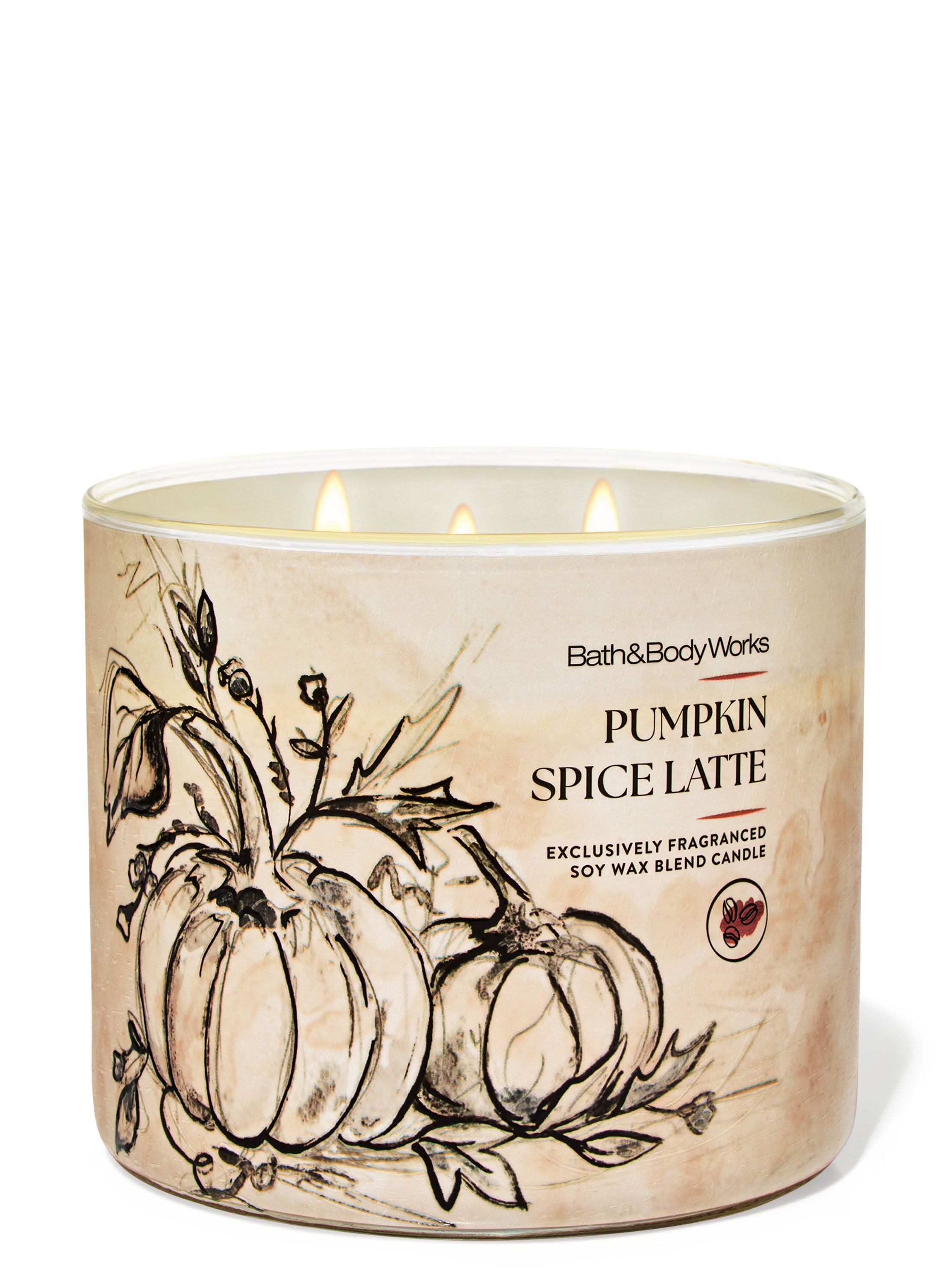 Pumpkin Spice Latte 3-Wick Candle
