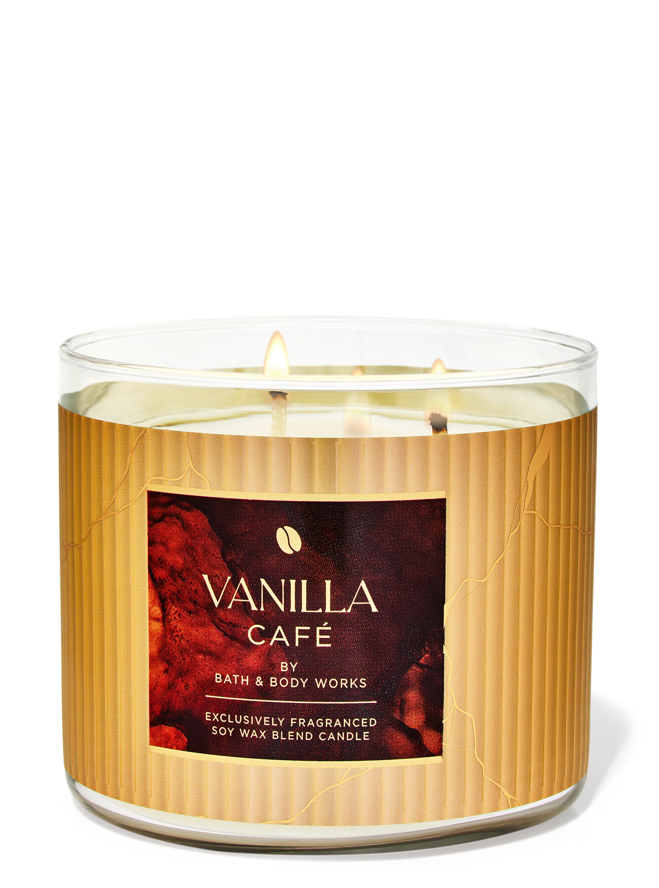 Vanilla Caf�� 3-Wick Candle
