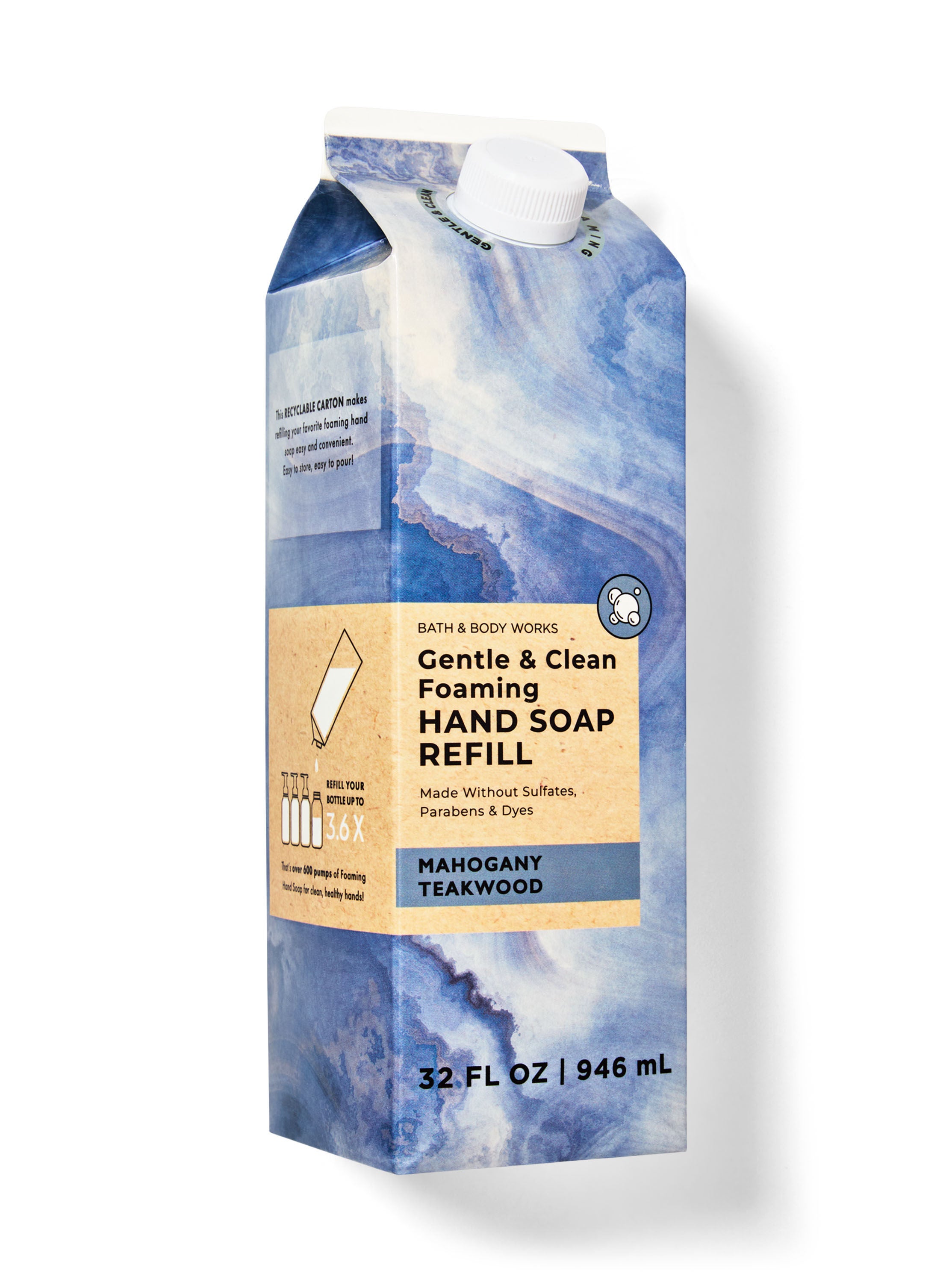 Mahogany Teakwood Gentle & Clean Foaming Refill