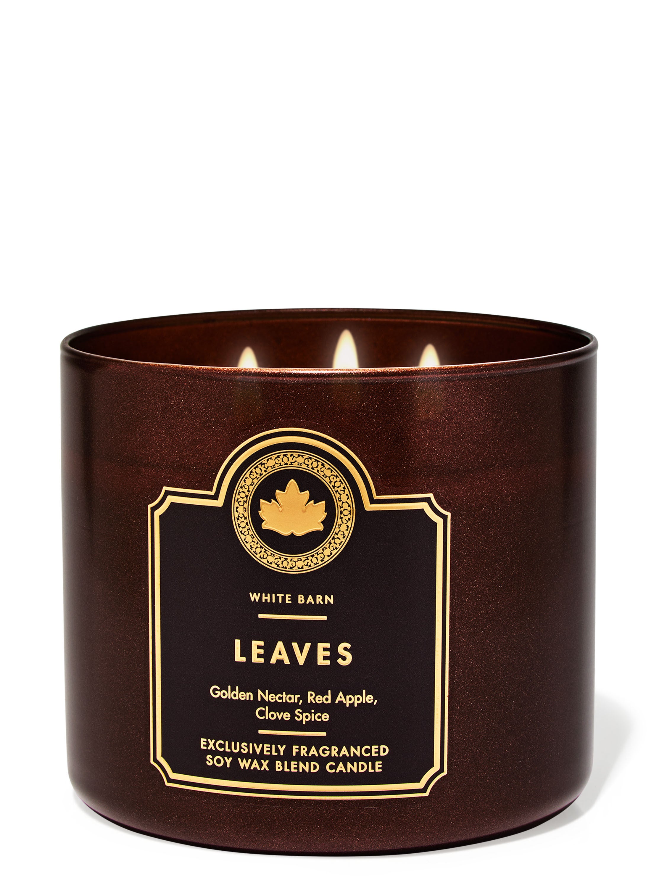 Leaves 3-Wick Candle