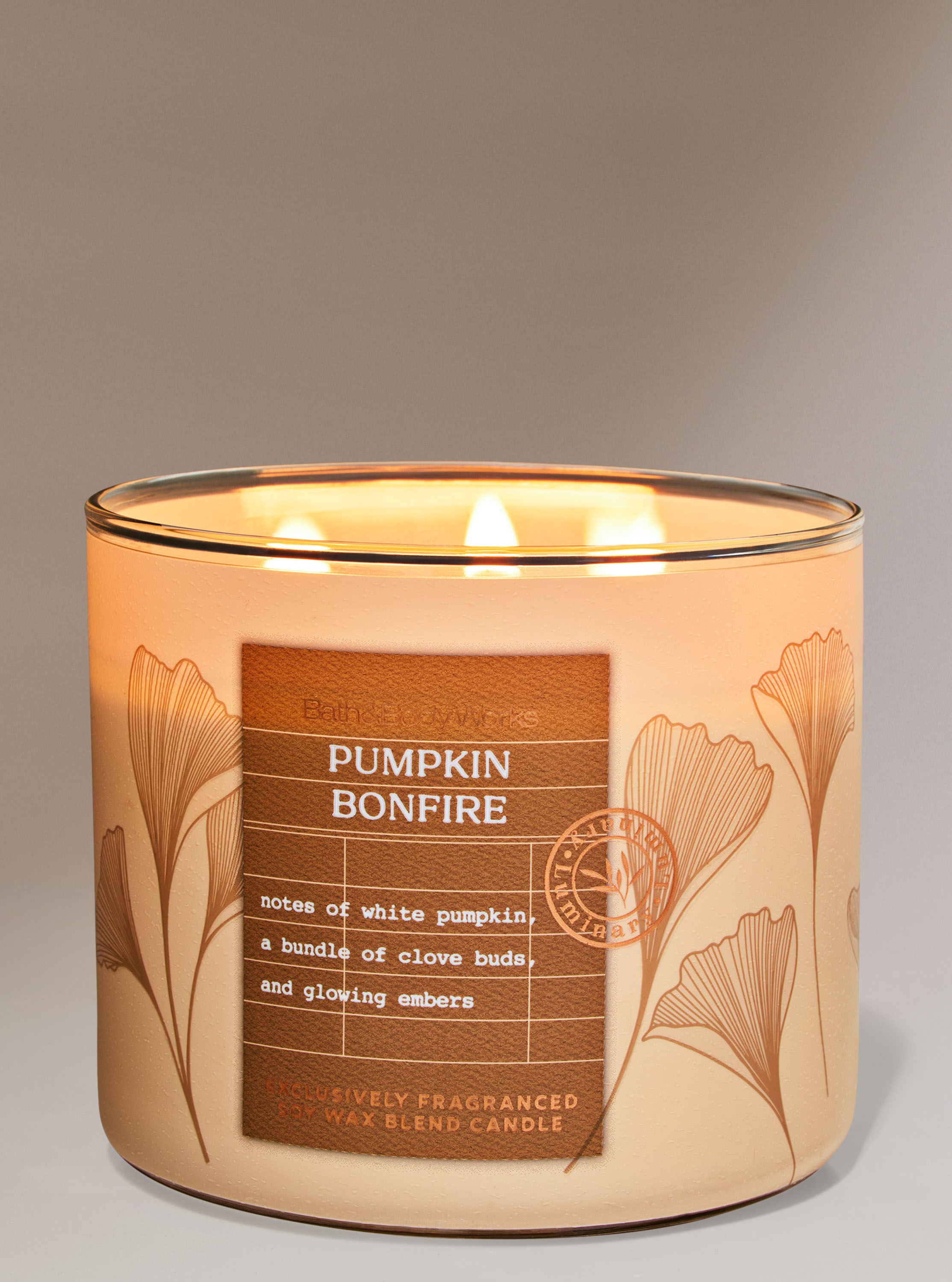 Pumpkin Bonfire 3-Wick Candle