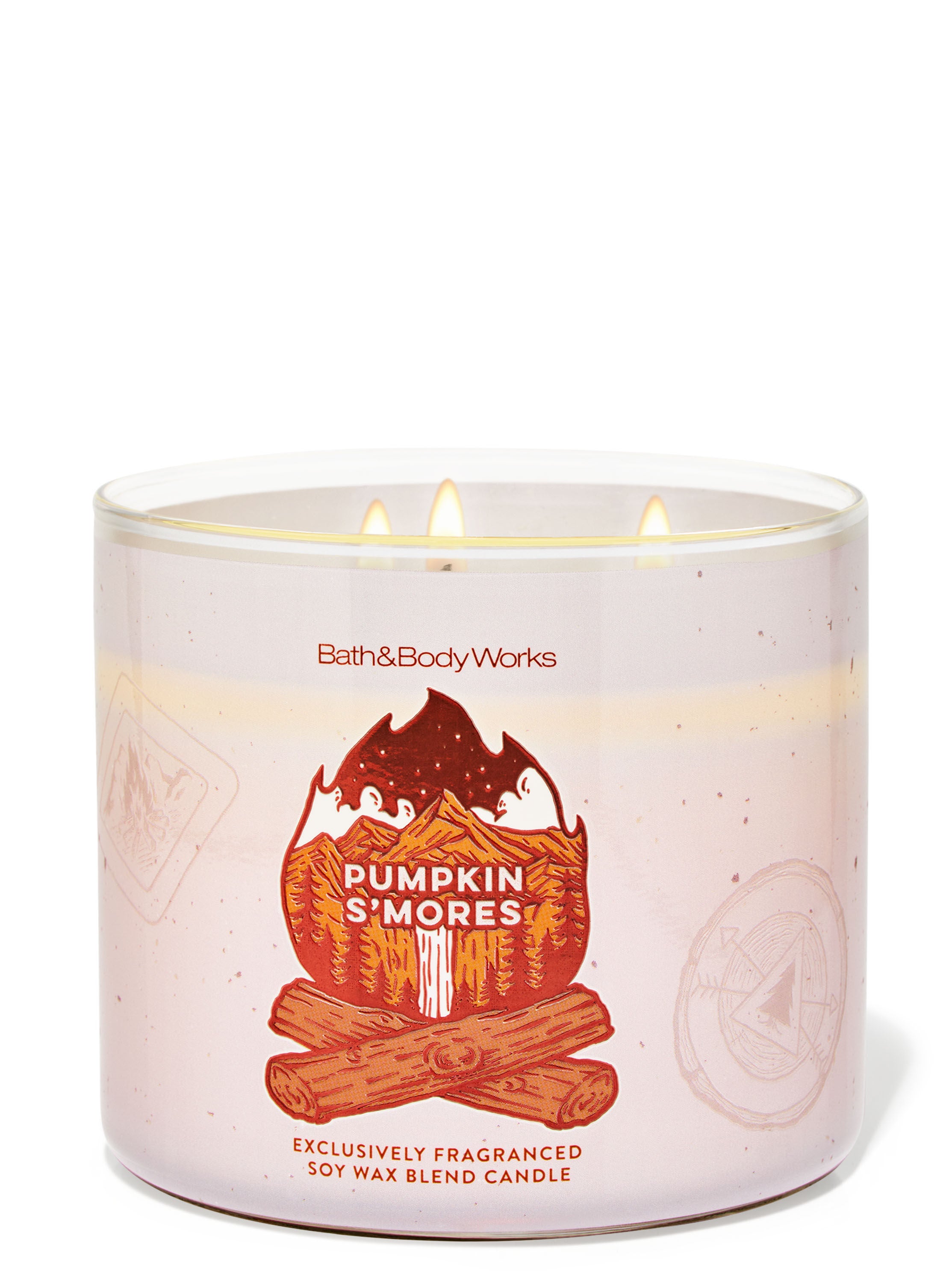 Pumpkin S'mores 3-Wick Candle