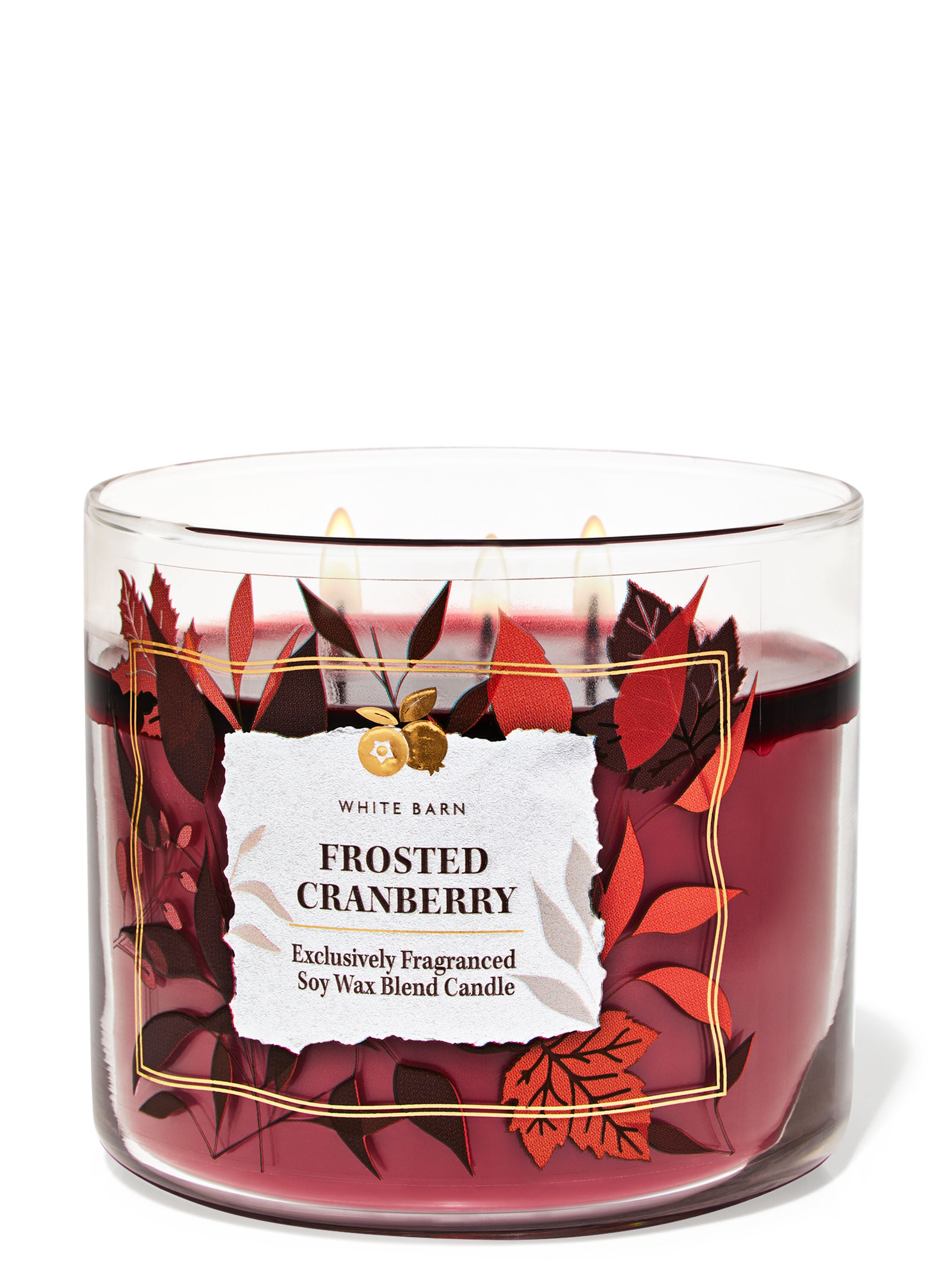 Frosted Cranberry 3-Wick Candle