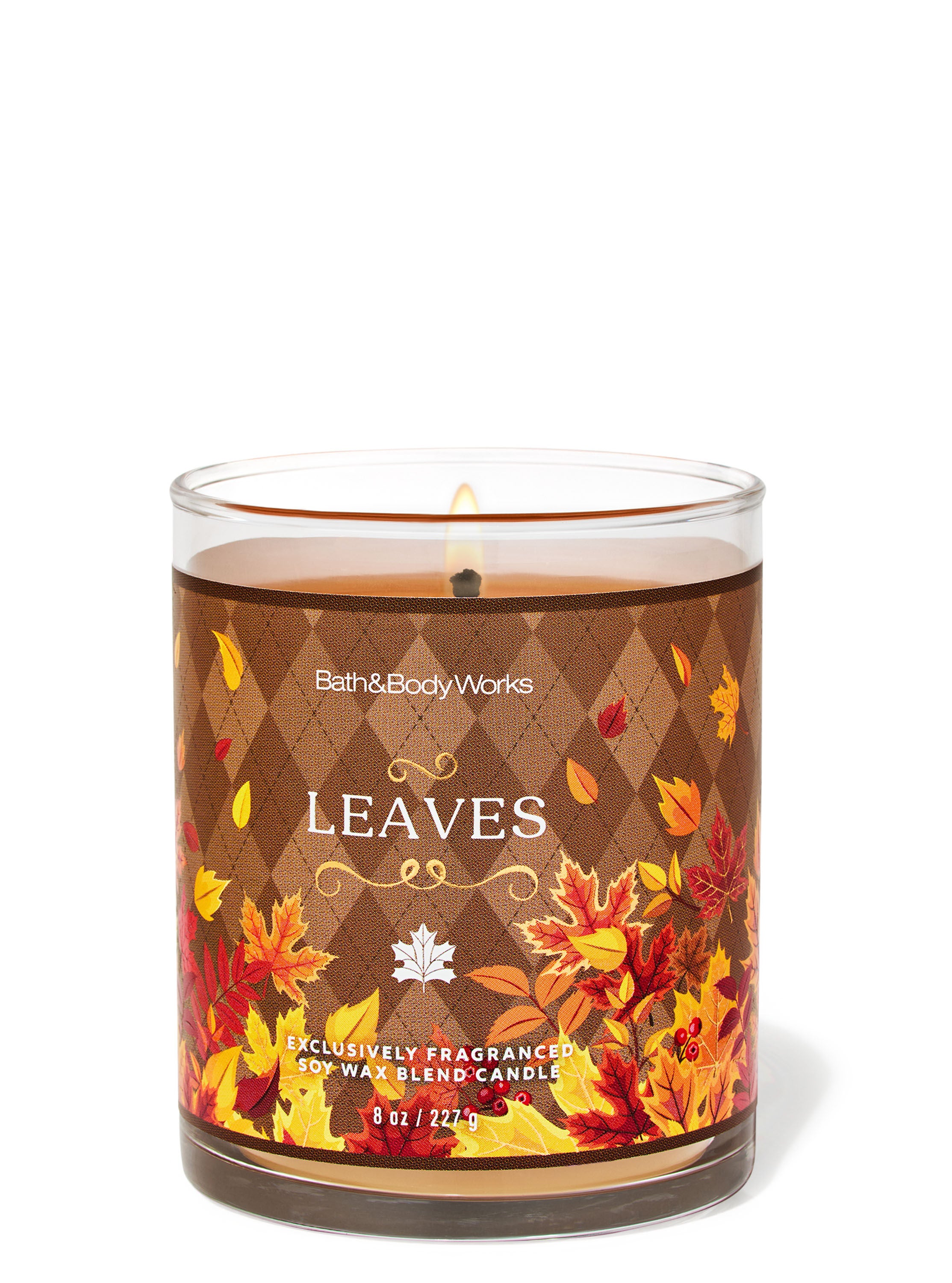 Leaves Single Wick Candle