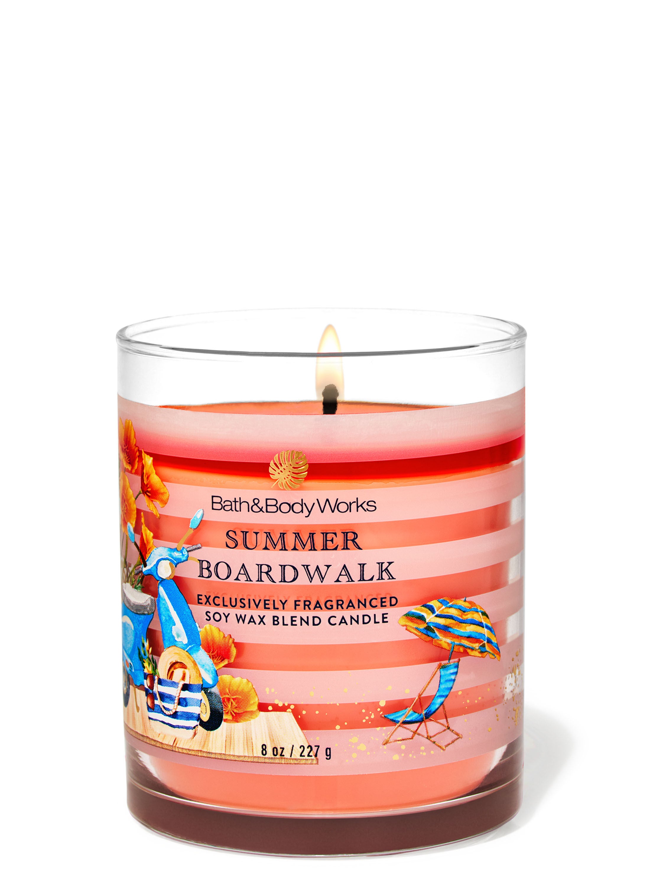 Summer Boardwalk Single Wick Candle