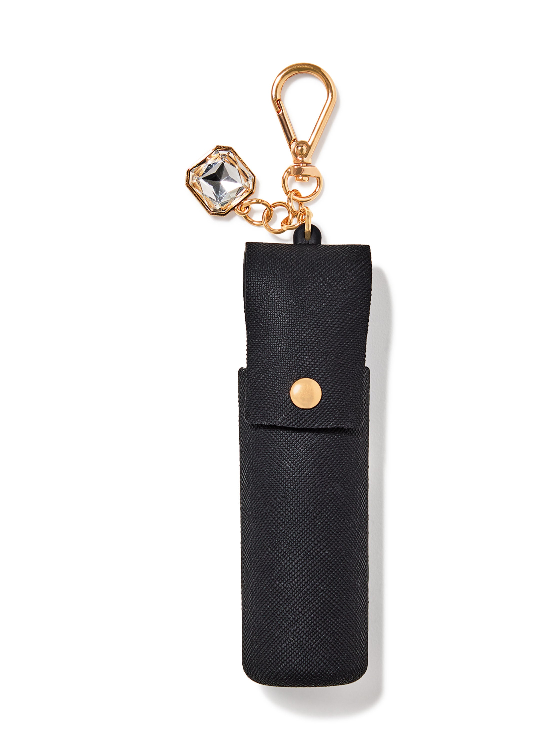 Textured Bling Charm Spray Sanitizer & Lip Holder