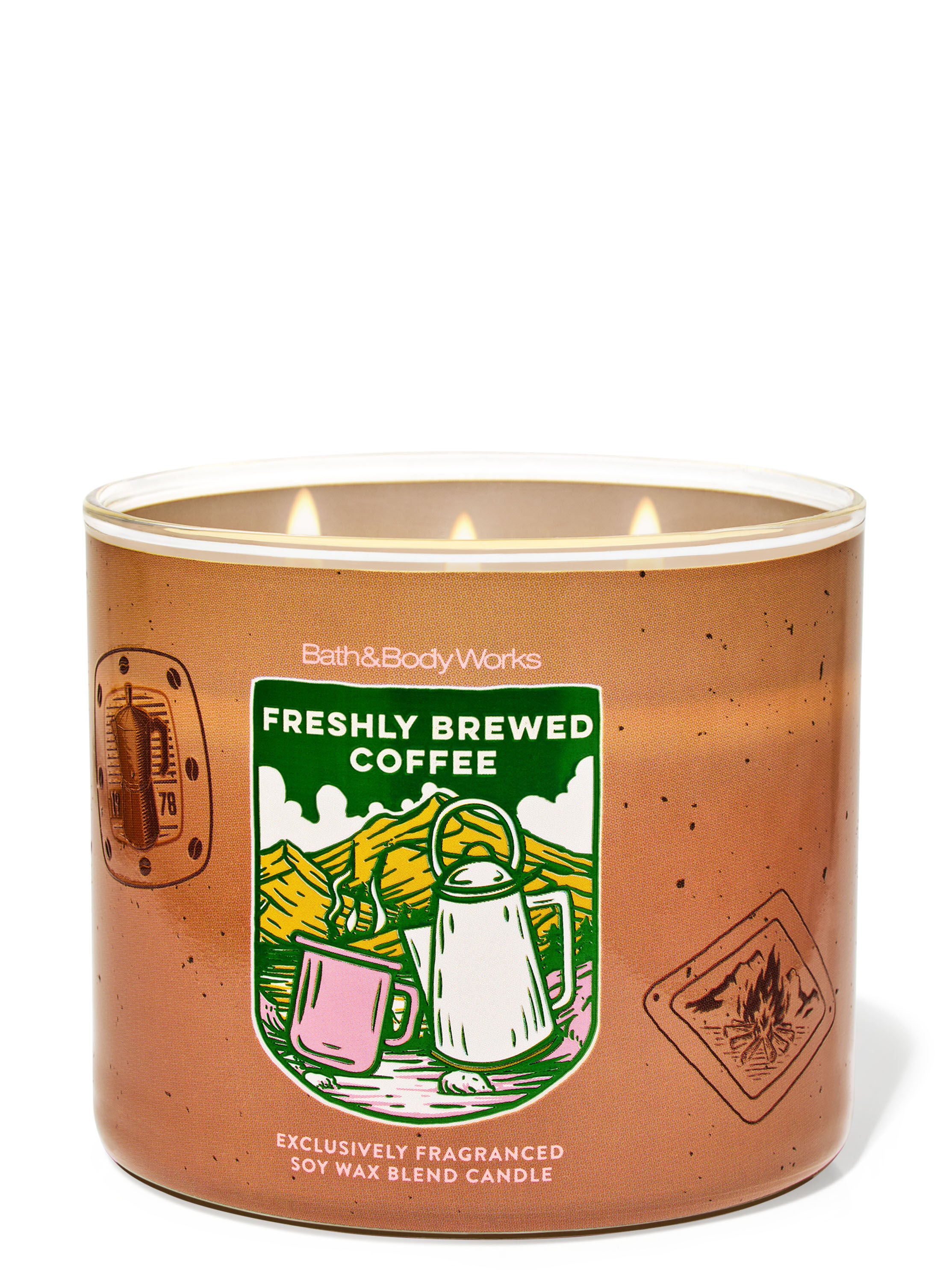 Freshly Brewed Coffee 3-Wick Candle