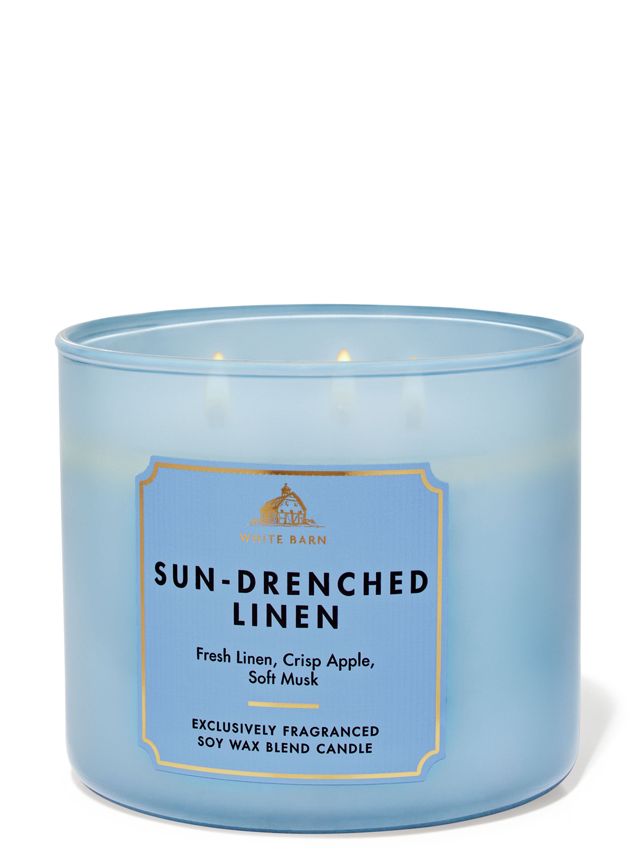 Sun-Drenched Linen 3-Wick Candle