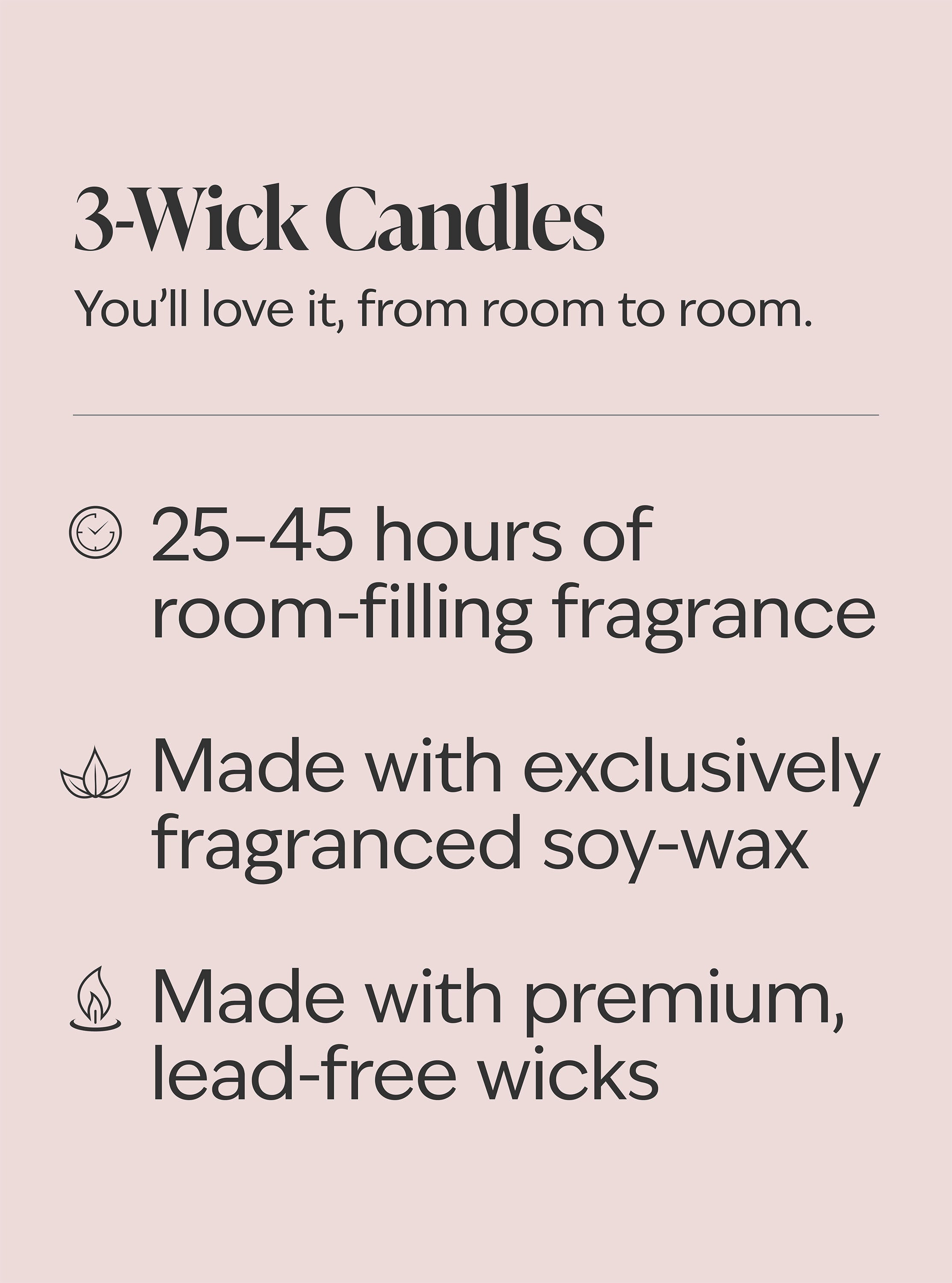 Mahogany Apple 3-Wick Candle