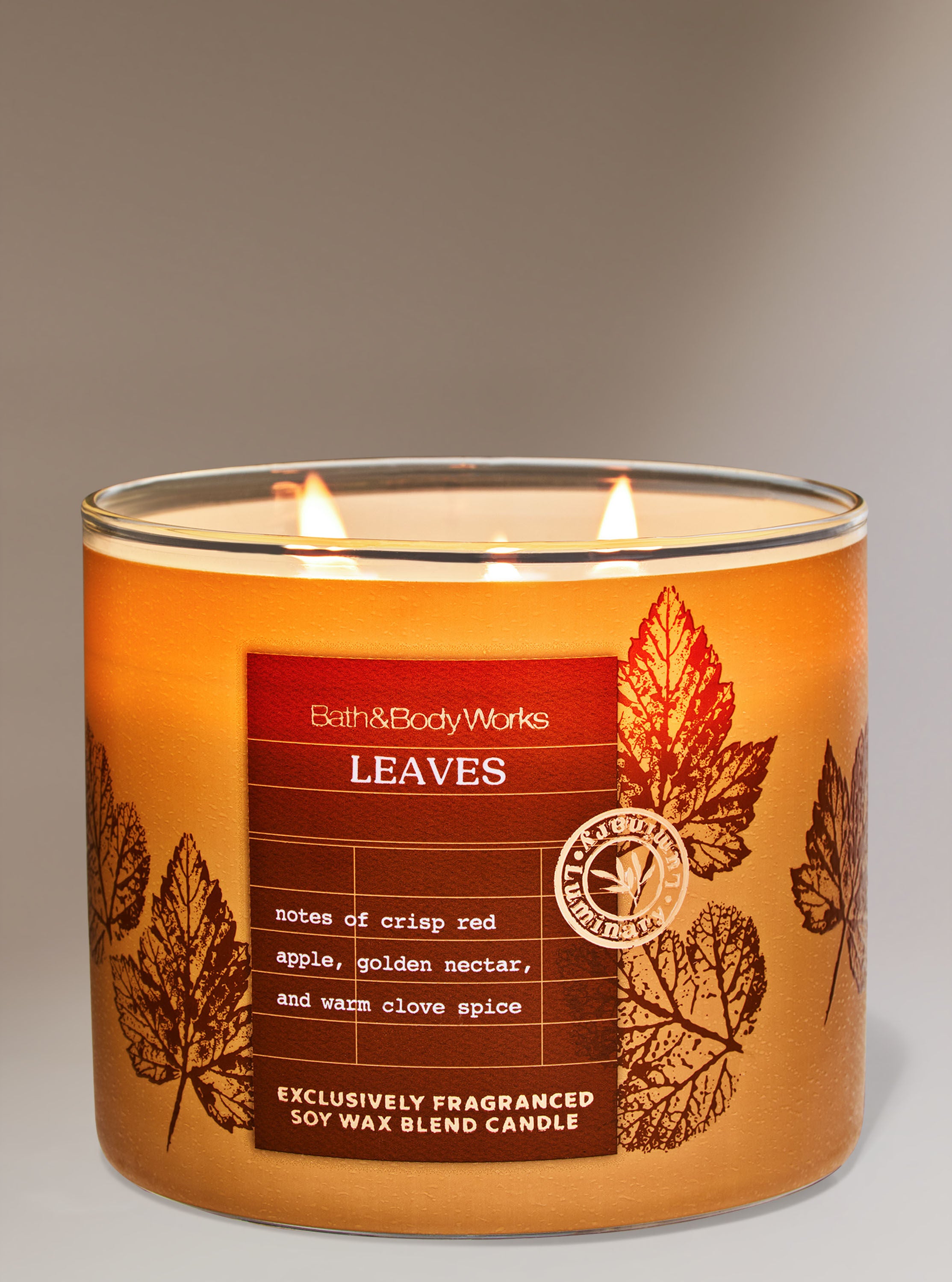 Leaves 3-Wick Candle
