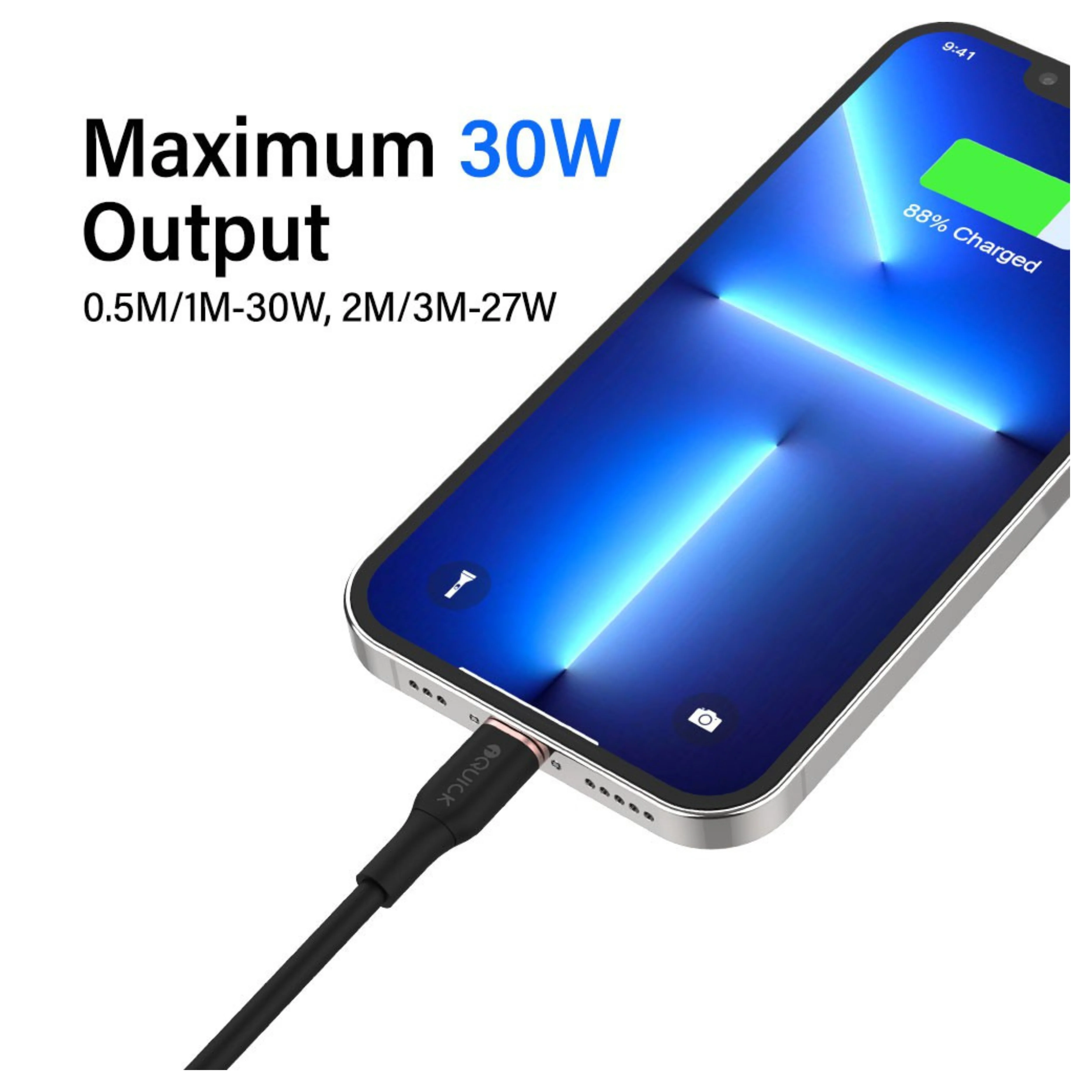 iQuick Cables USB-C to Lightning 1M