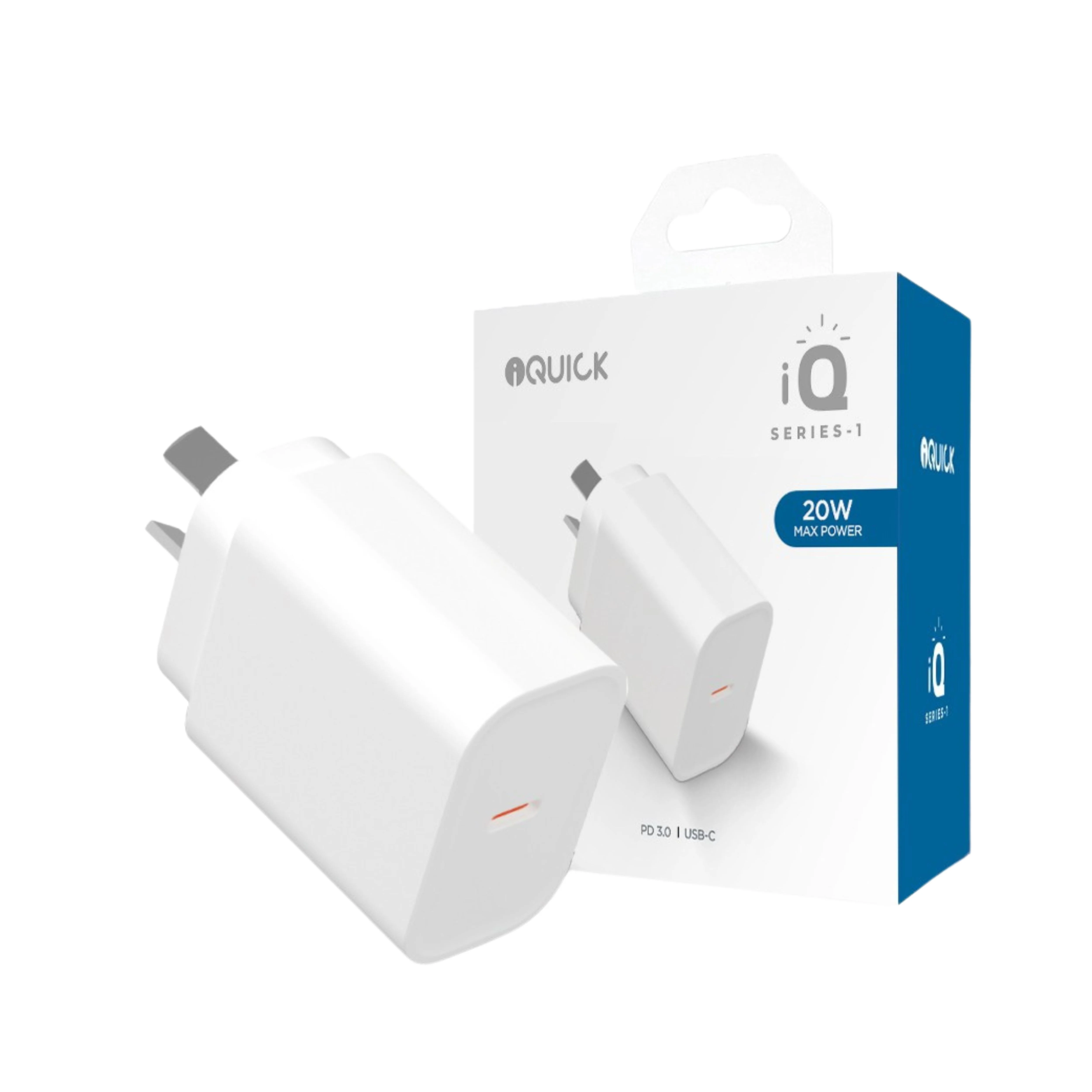iQuick 20W PD3.0 Charging Adapter USBC