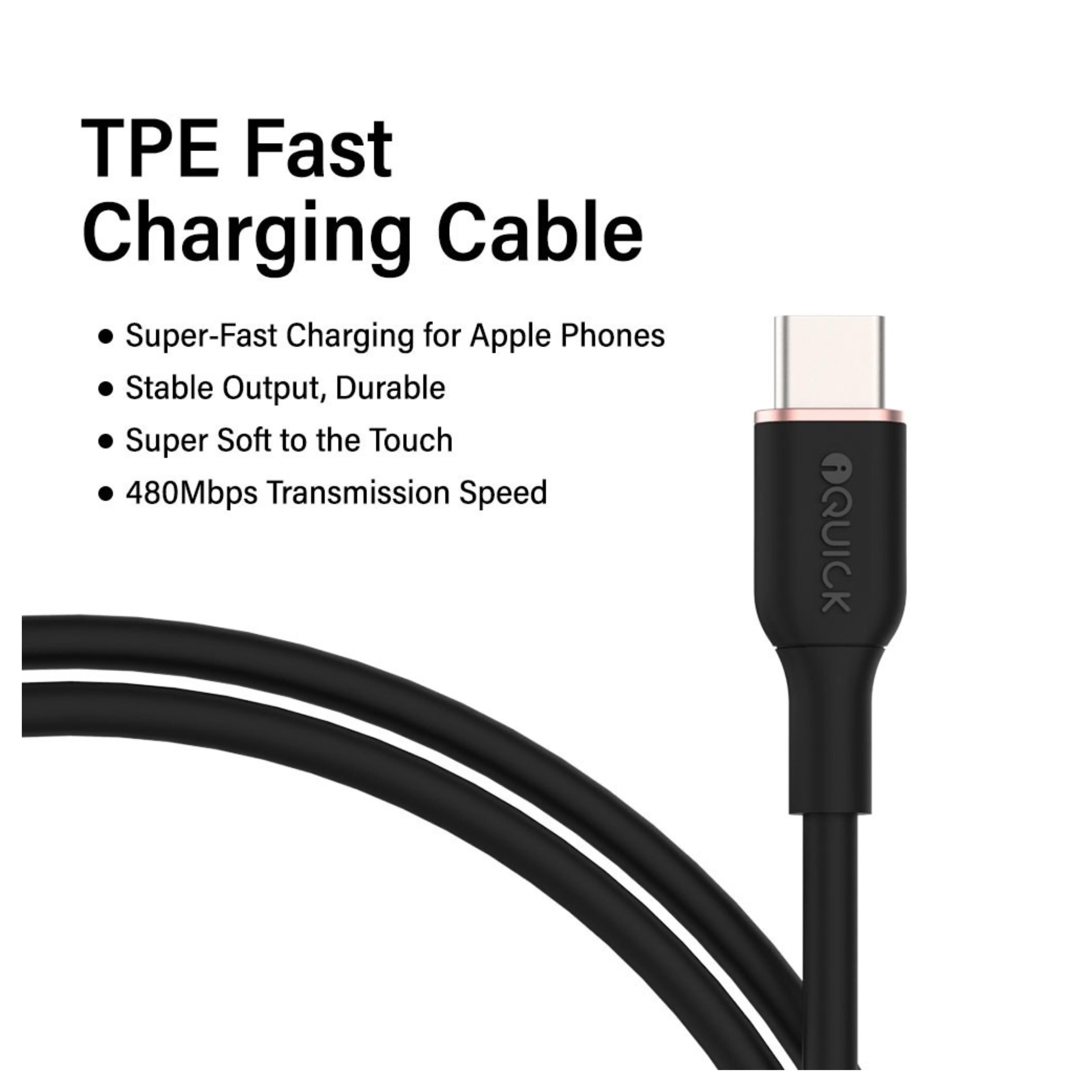 iQuick Cables USB-C to USB-C 2M