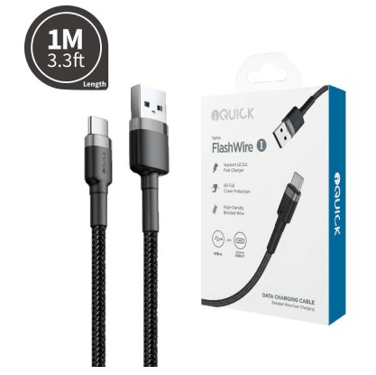 iQuick Cables USB-A to USB-C 1M