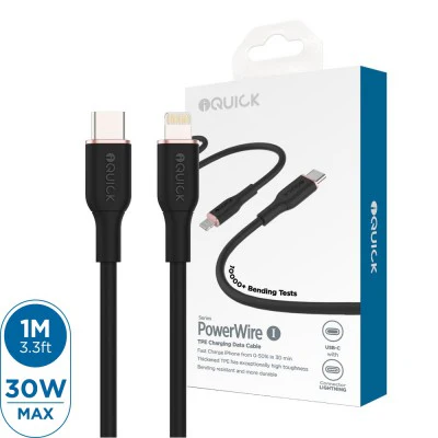 iQuick Cables USB-C to Lightning 1M