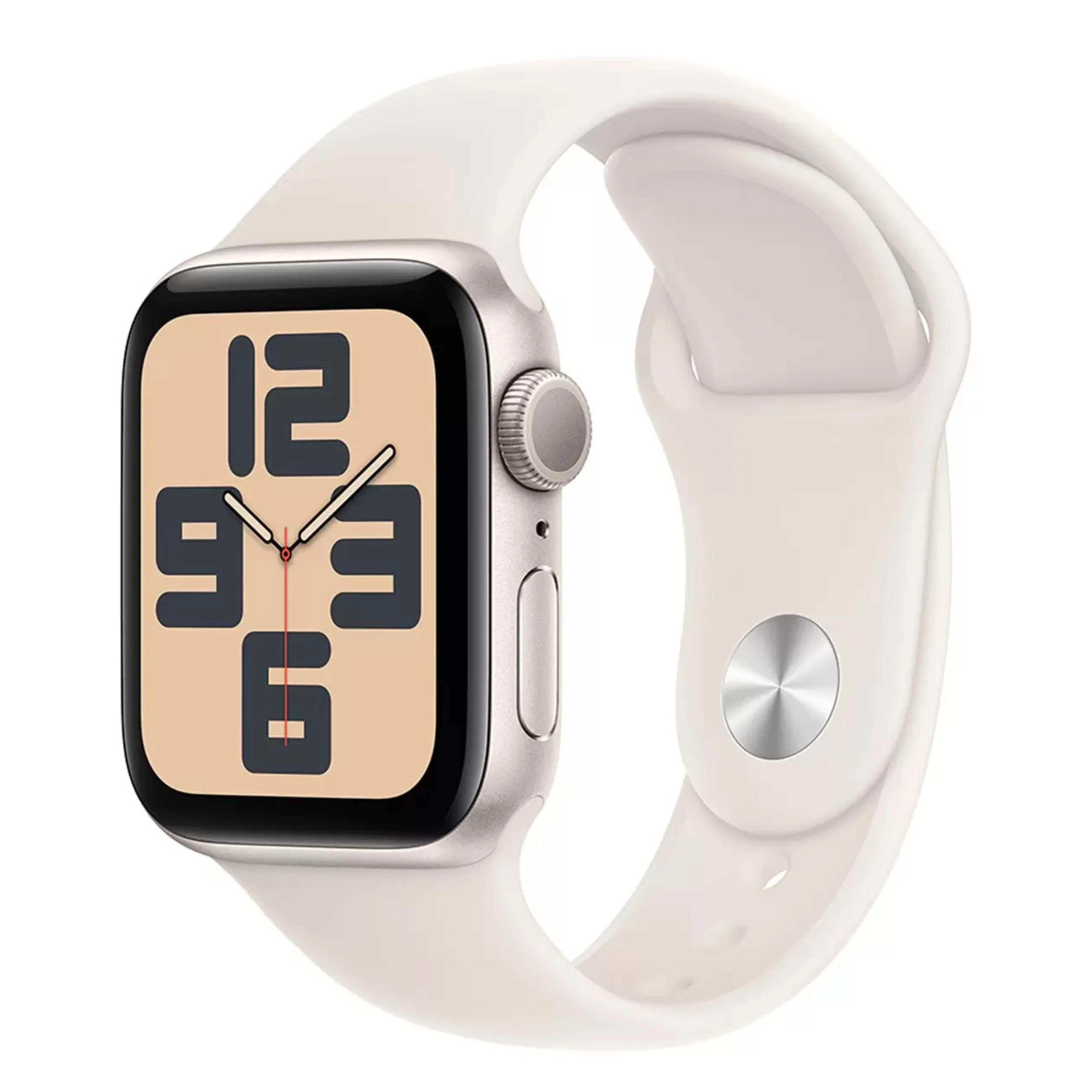 Apple Watch SE GPS 40mm Starlight Aluminium Case With Starlight Sport Band New