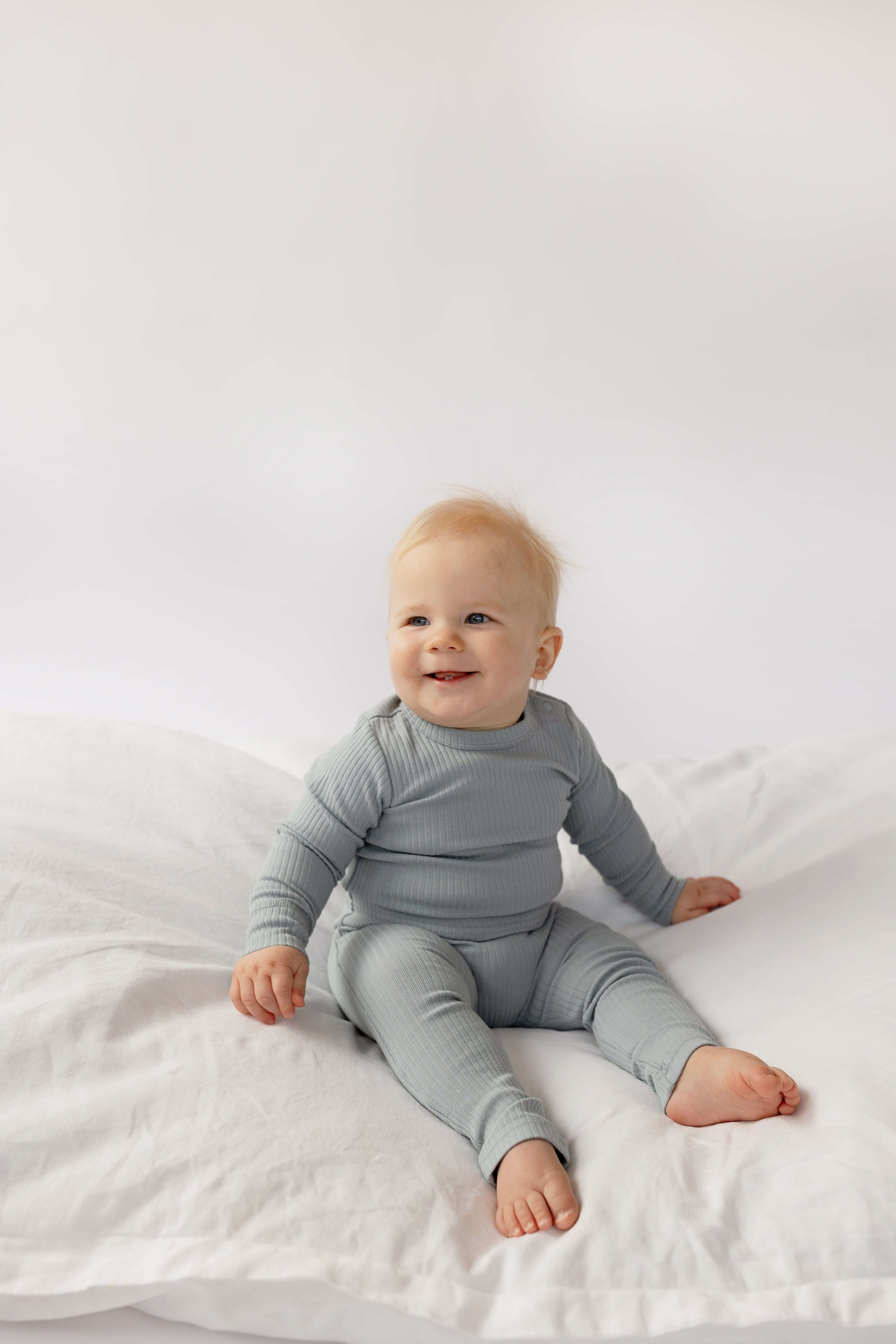 Baby Boy Basic Longsleeve Bodysuit Bundle