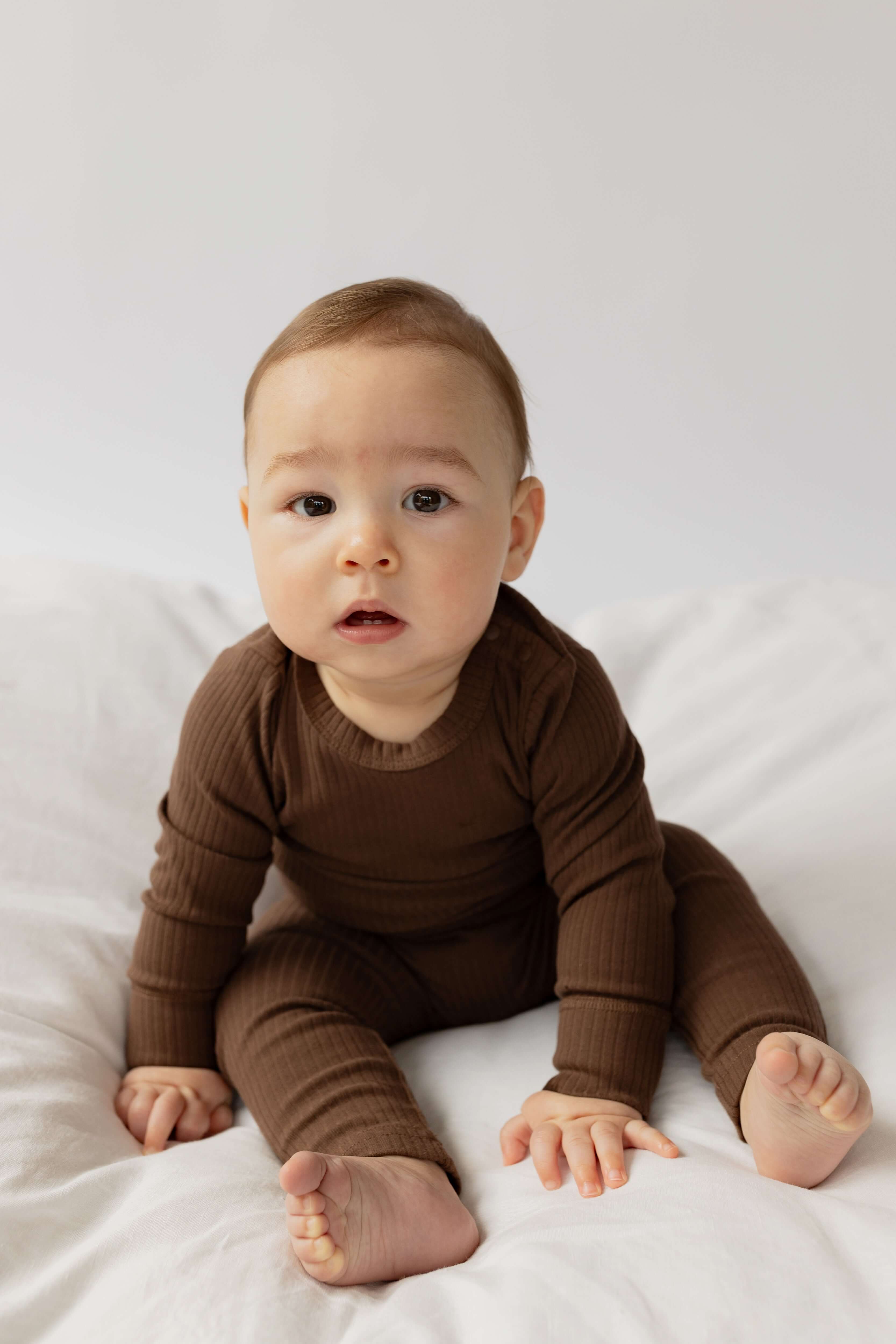 Baby Boy Basic Longsleeve Bodysuit Bundle