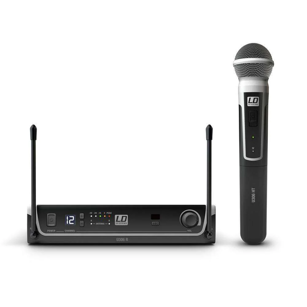 LD Systems U306HHD Handheld Wireless Microphone System (655-679 MHz)