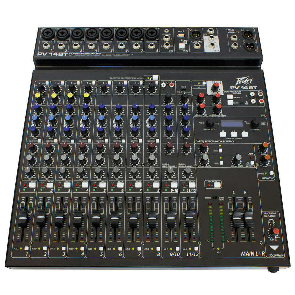 Peavey PV 14 BT 14 Channel Compact Mixer with Bluetooth
