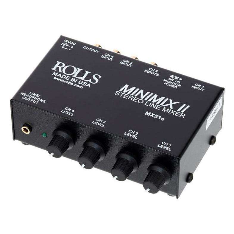 Rolls MX51s Mini-Mix 2 4-Channel Mixer