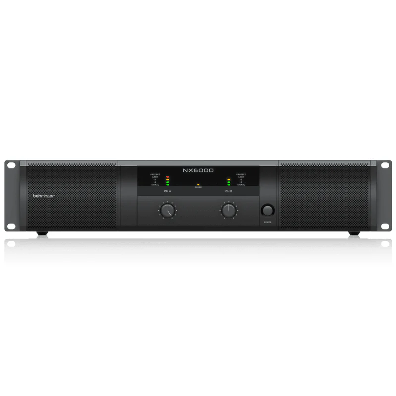 Behringer NX6000 Ultra-Lightweight 6000-Watt Class-D Power Amplifier with SmartSense